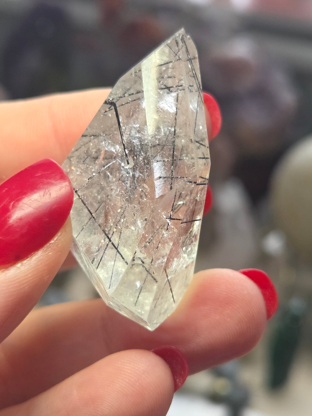Black Tourmaline crystal freeform