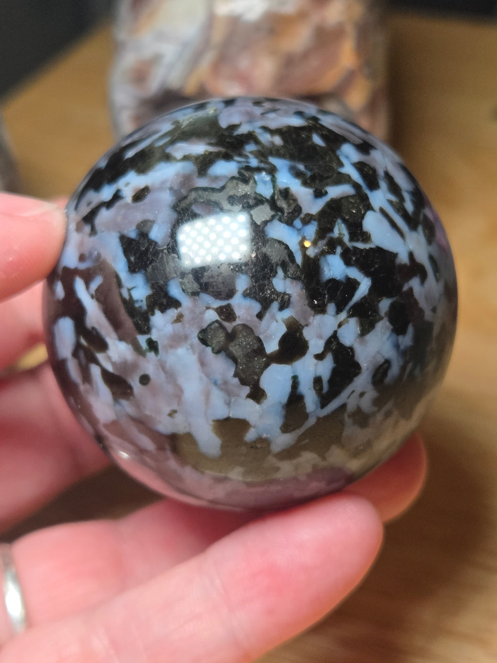 Ingabro Gabbro crystal sphere