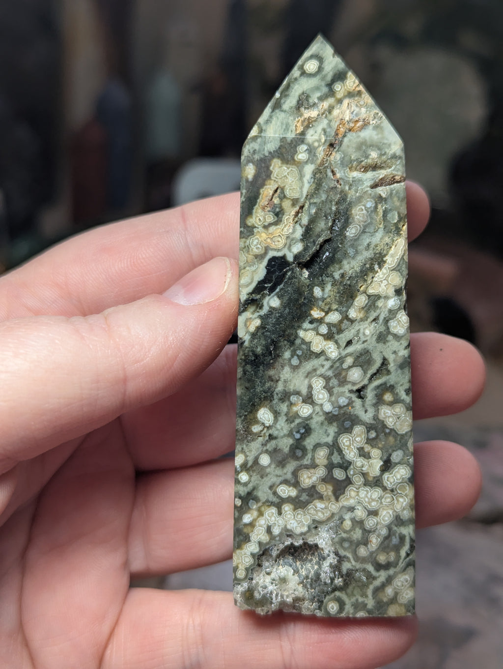 Thousand eye ocean Jasper crystal tower