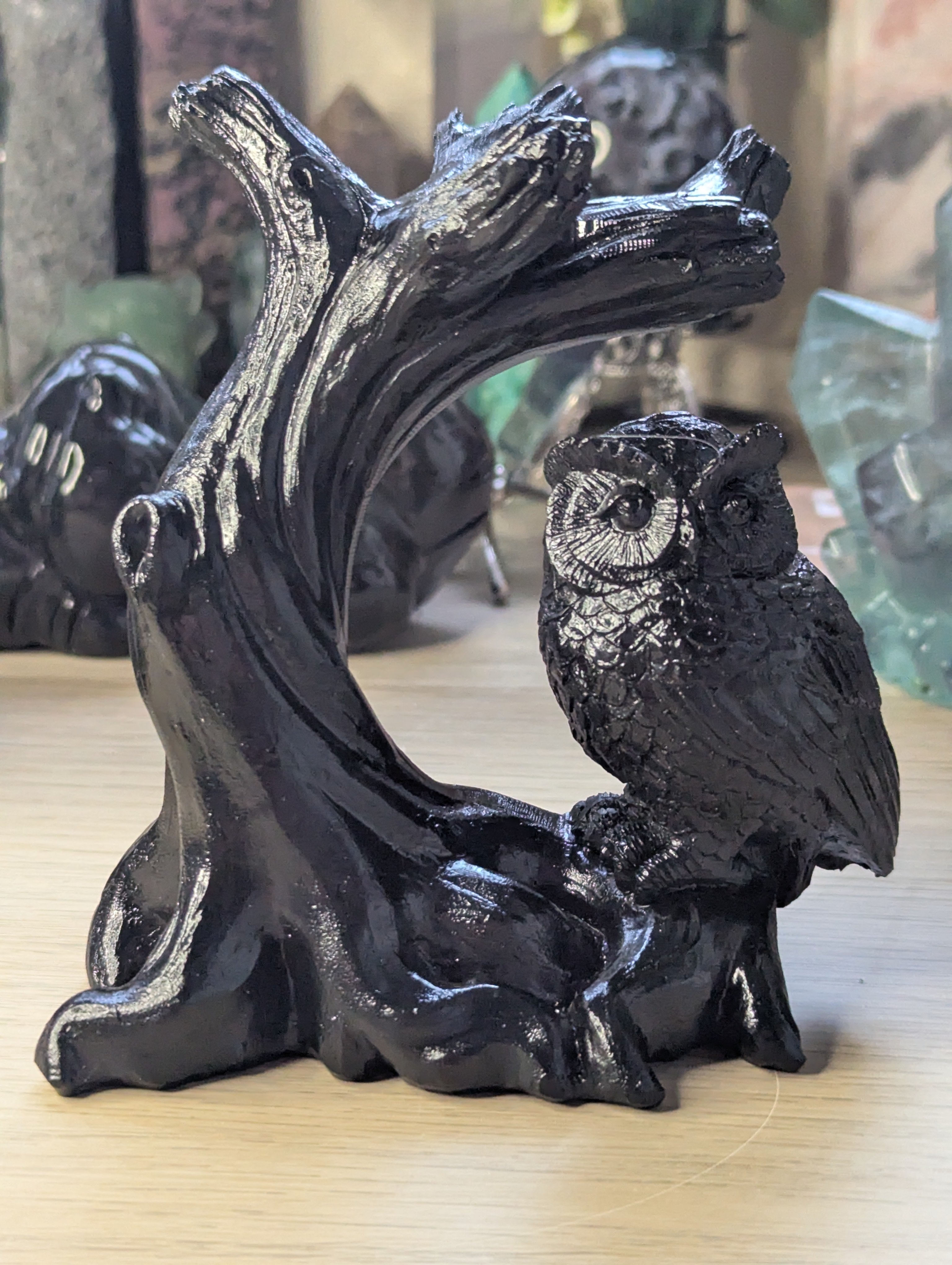 Resin Owl Sphere stand - Spheres not included