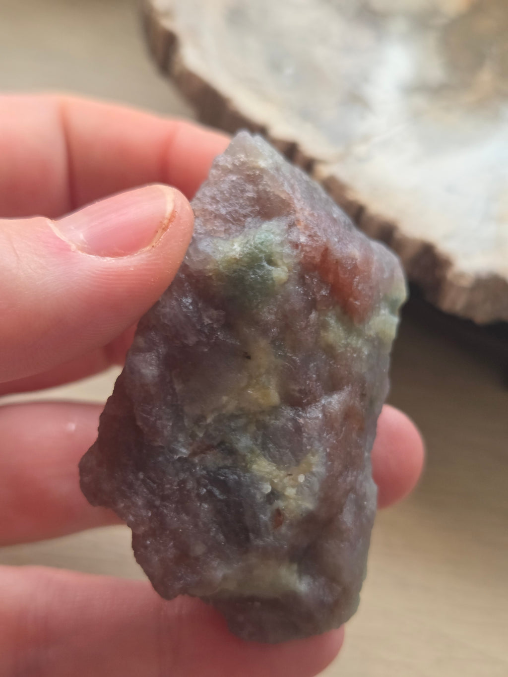 Iolite crystal  raw specimen