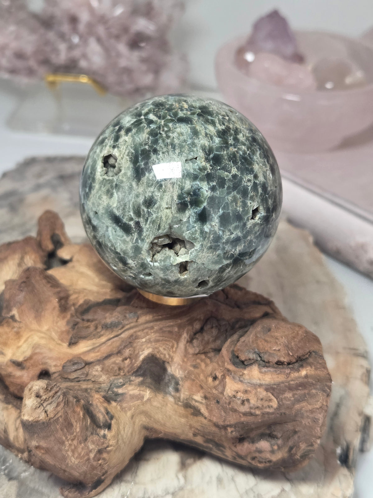 Ocean Jasper crystal sphere
