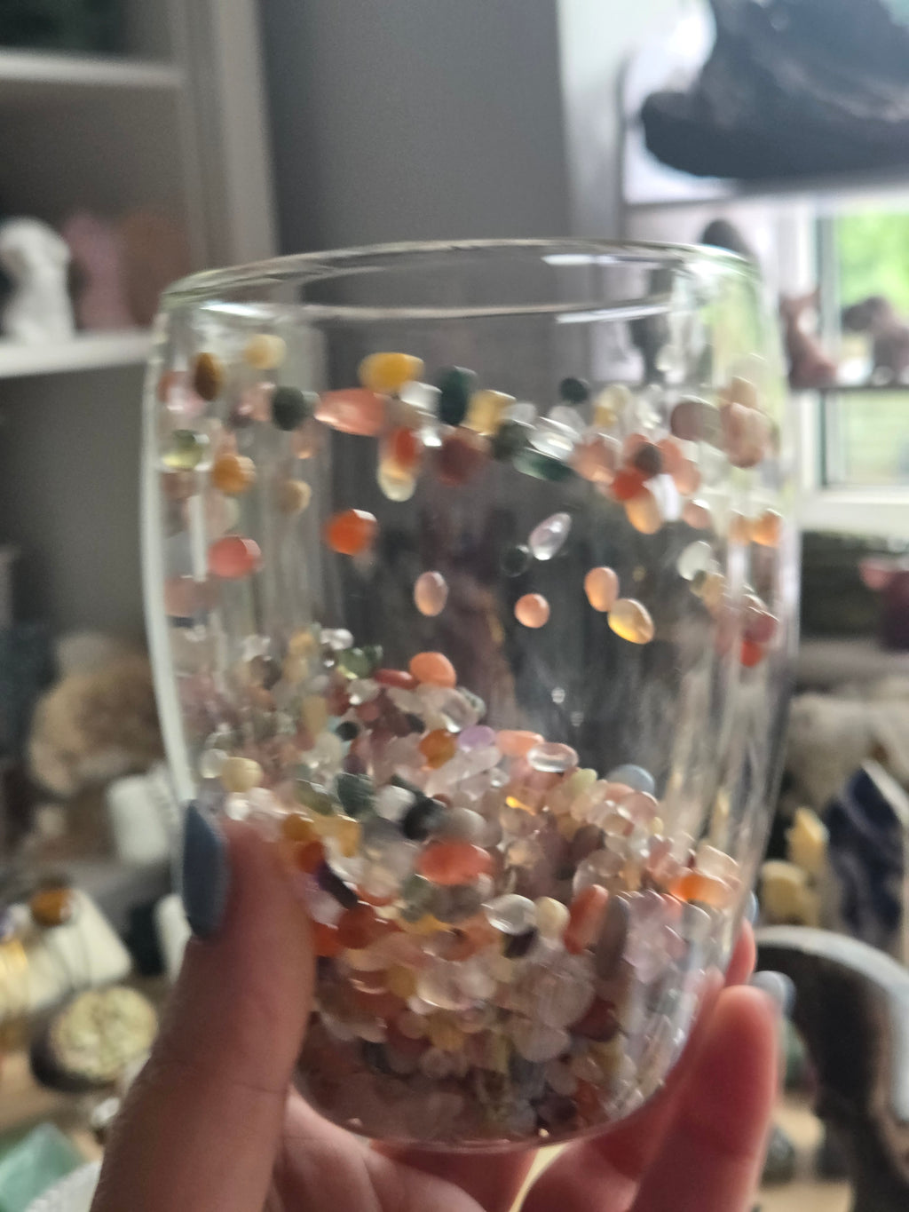 Crystal chip glasses