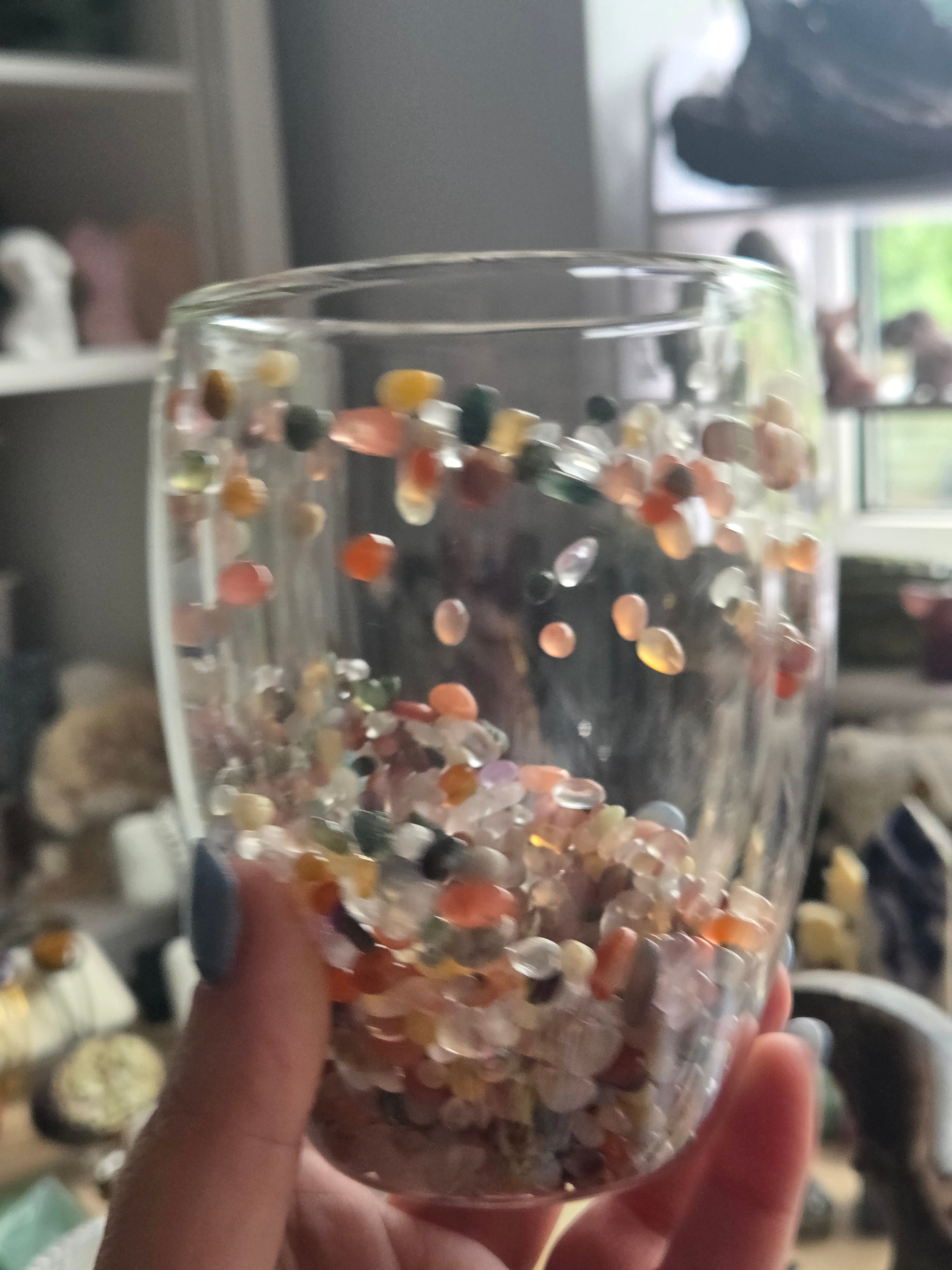 Crystal chip glasses