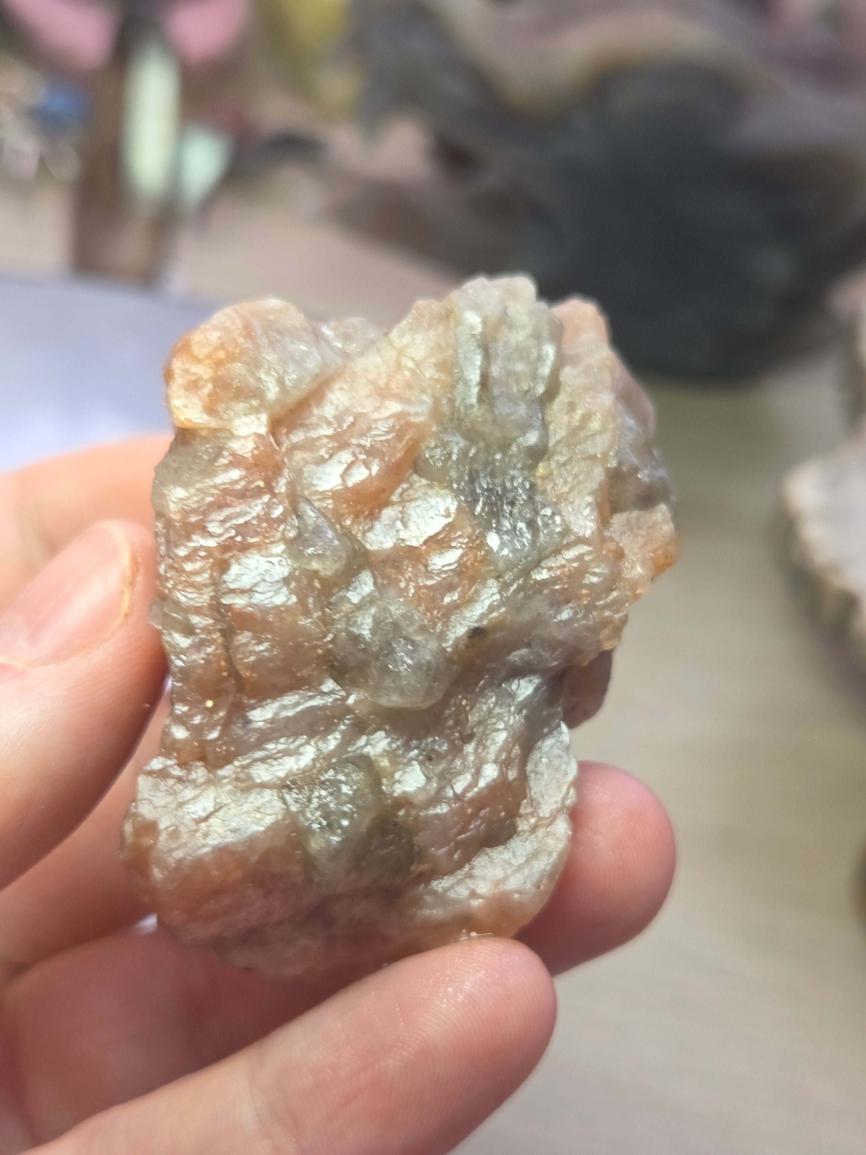 Sunstone raw specimen