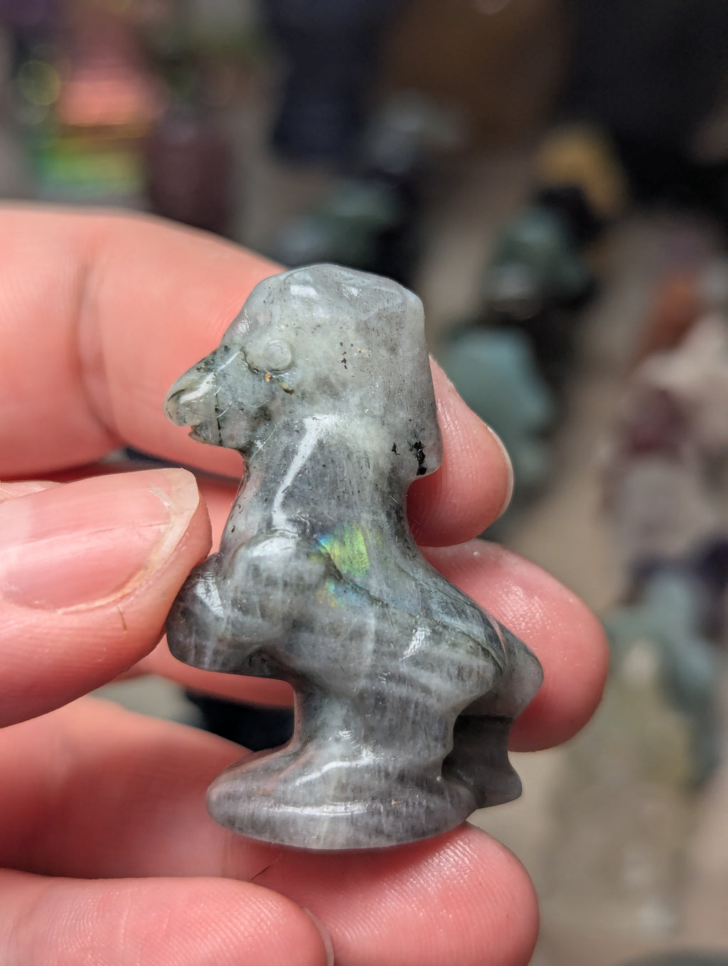 Horse carving