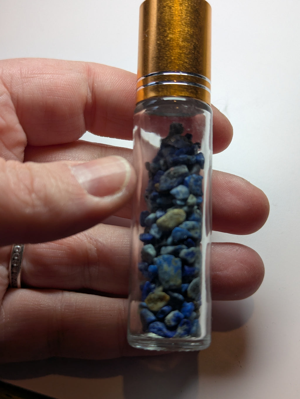 Sodalite crystal Essential oil or perfume roller