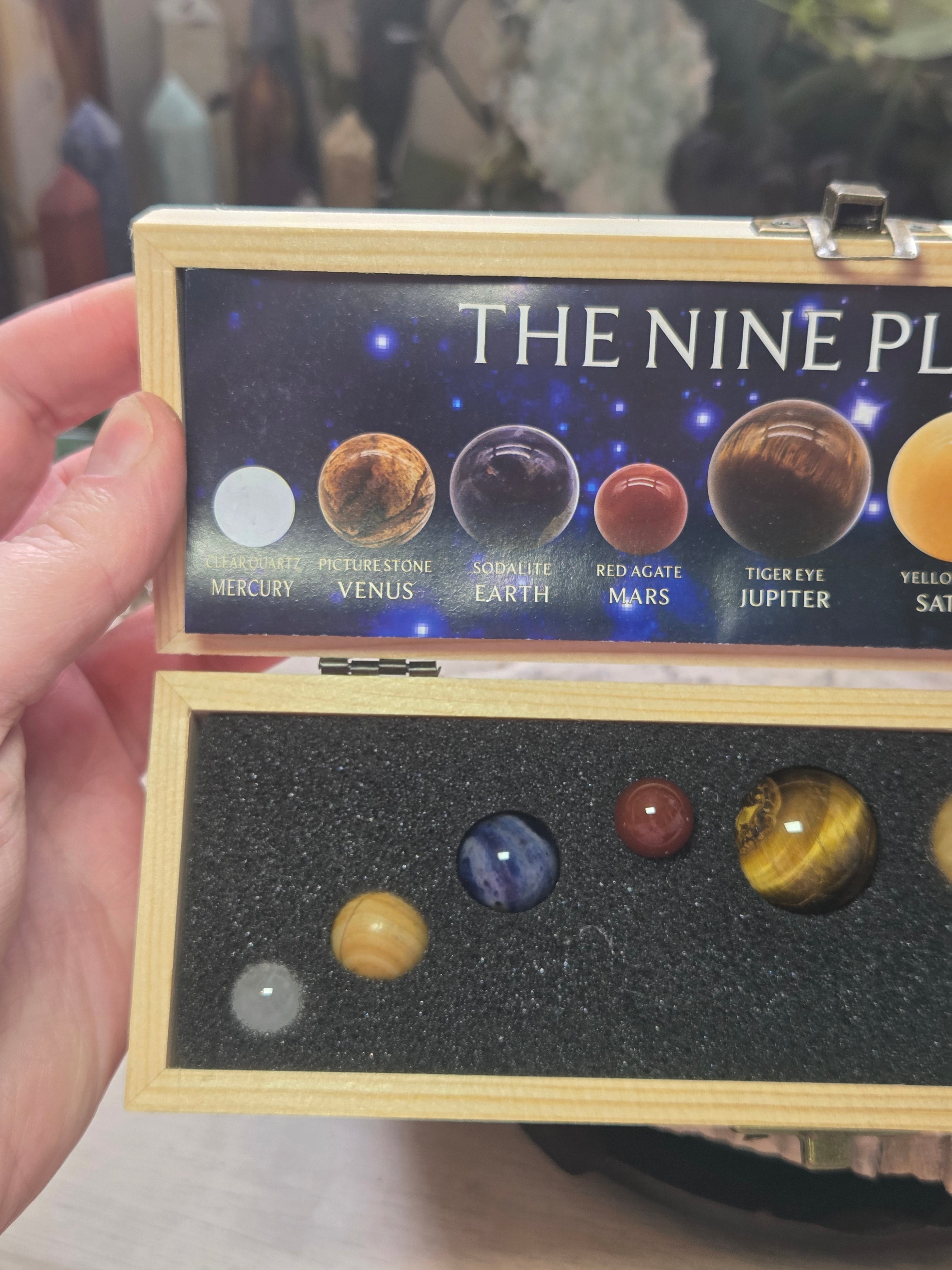 Crystal mini planet set in gift box
