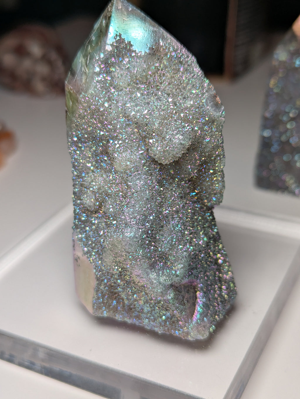 Aura Sphelerite crystal tower