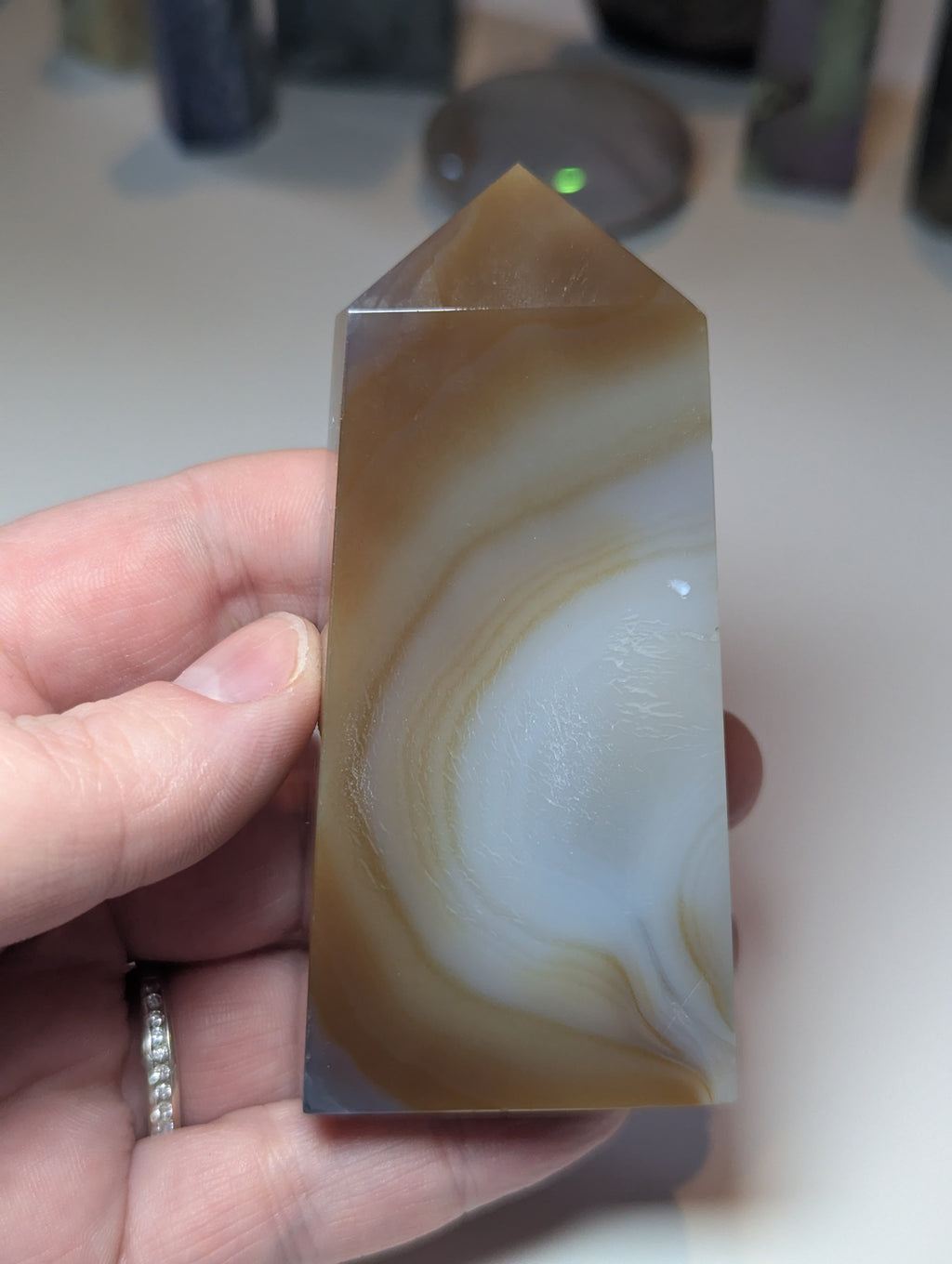 Duzy Agate crystal tower
