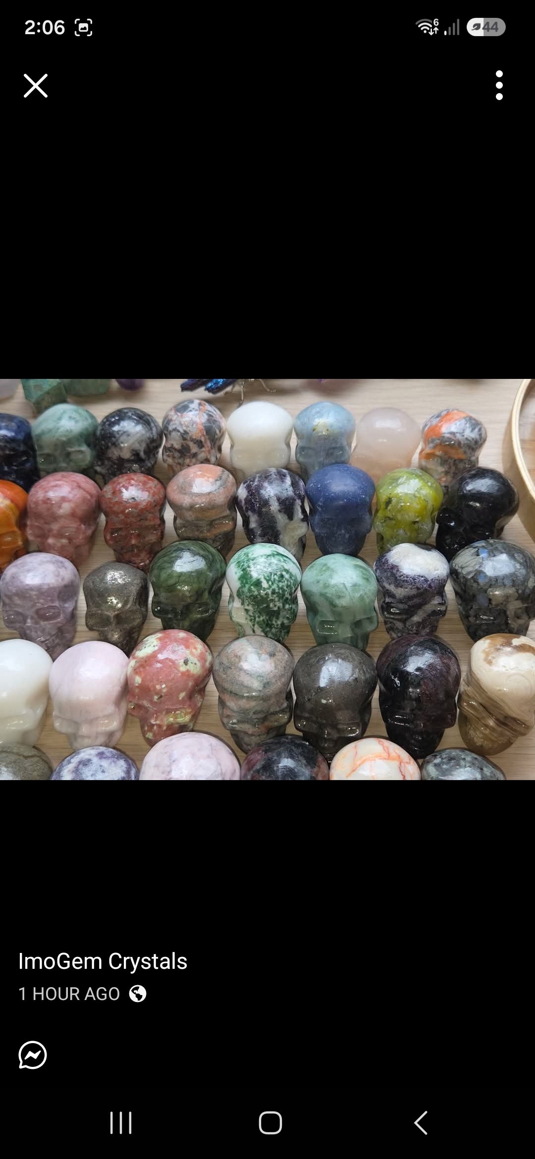 Crystal skulls - chosen at random reduced to clear