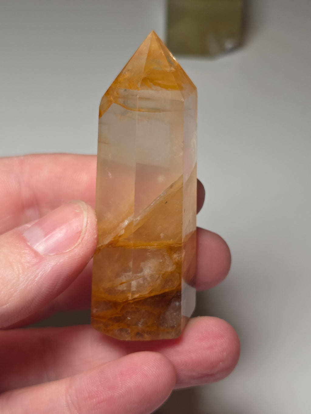 Grade AA Golden Healer crystal tower