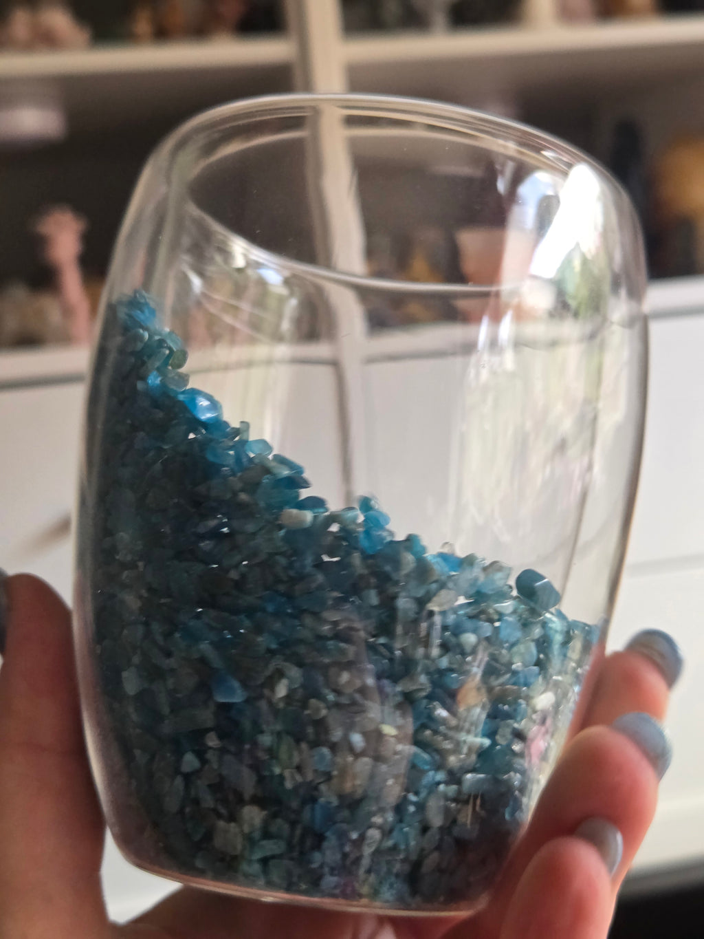 Crystal chip glasses