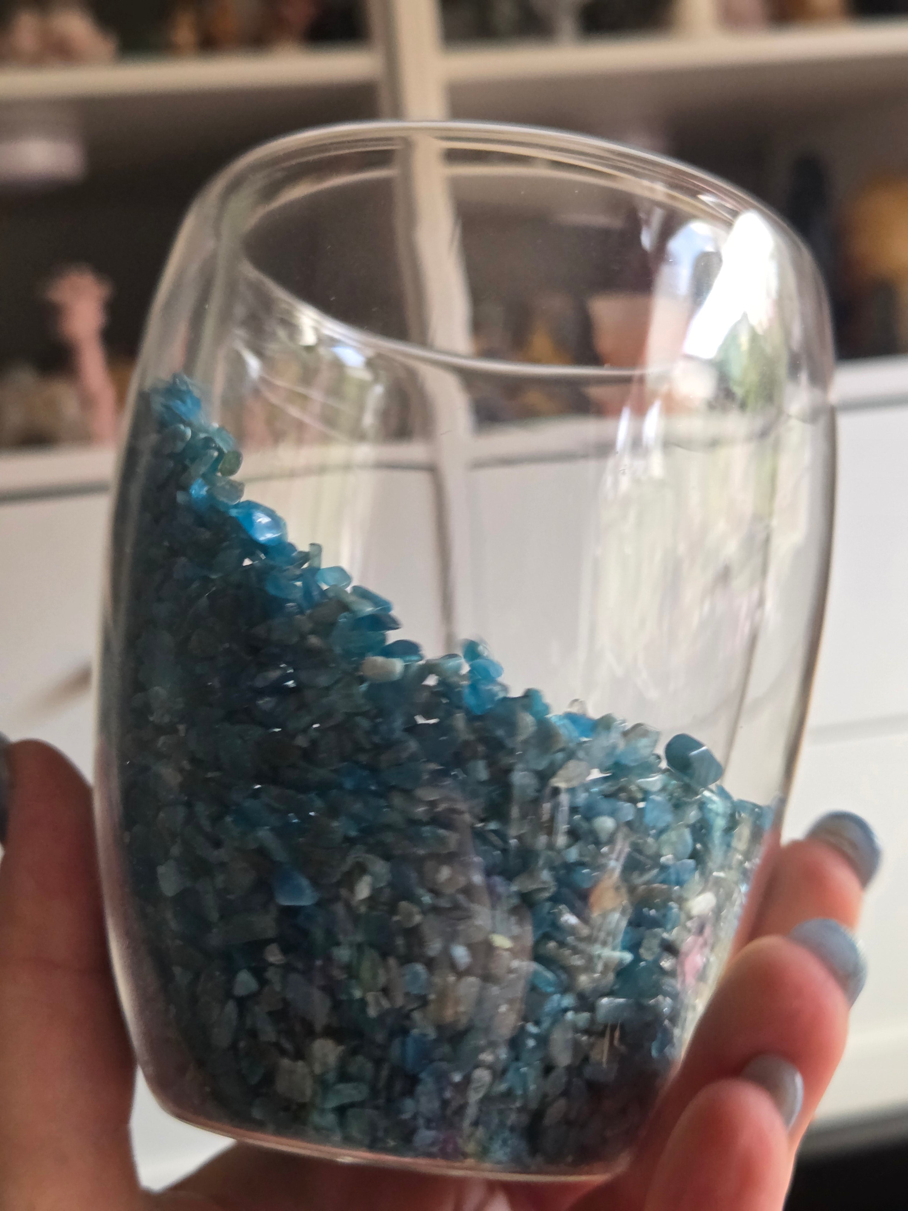 Crystal chip glasses