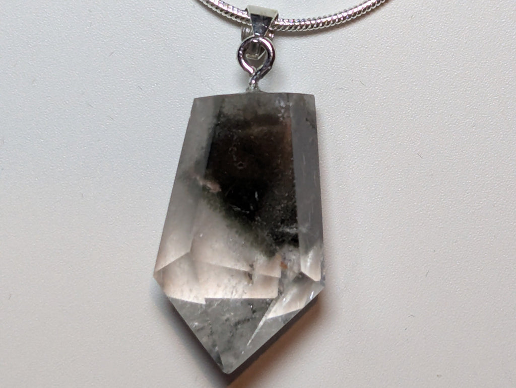 Garden quartz crystal handmade necklace