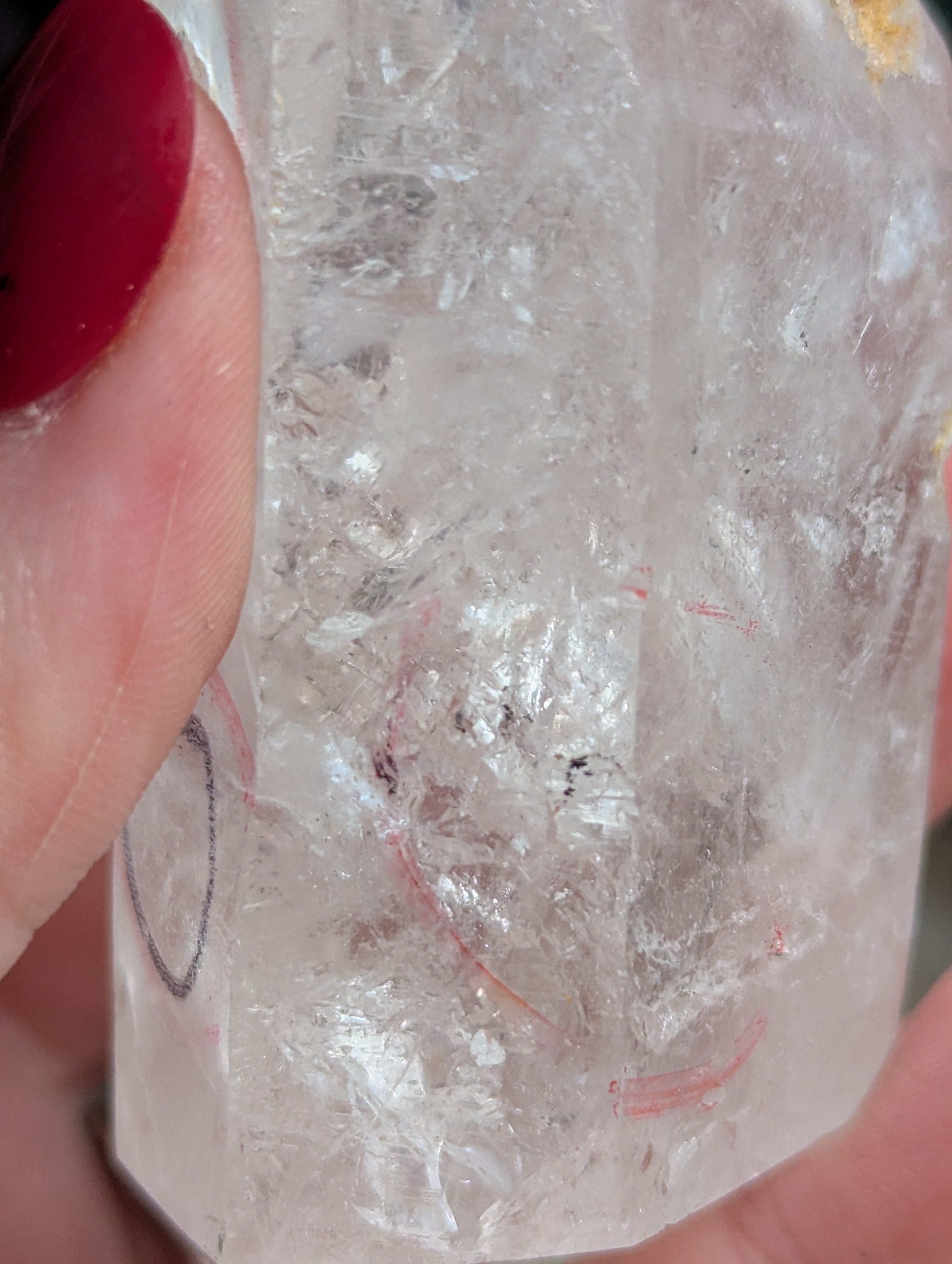 Large  enhydro crystal raw tower