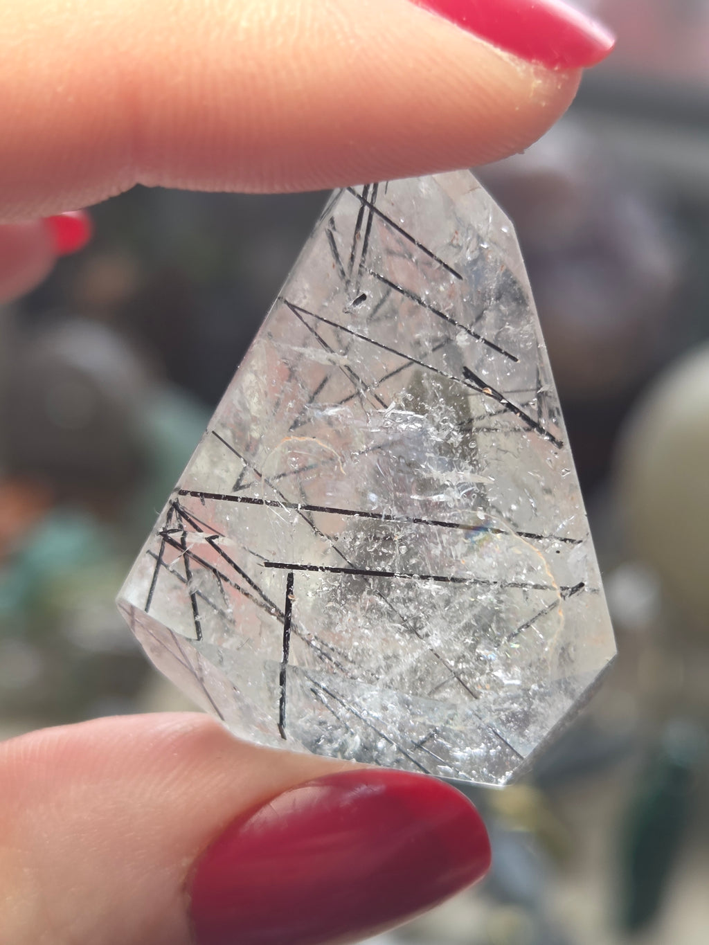Black Tourmaline crystal freeform