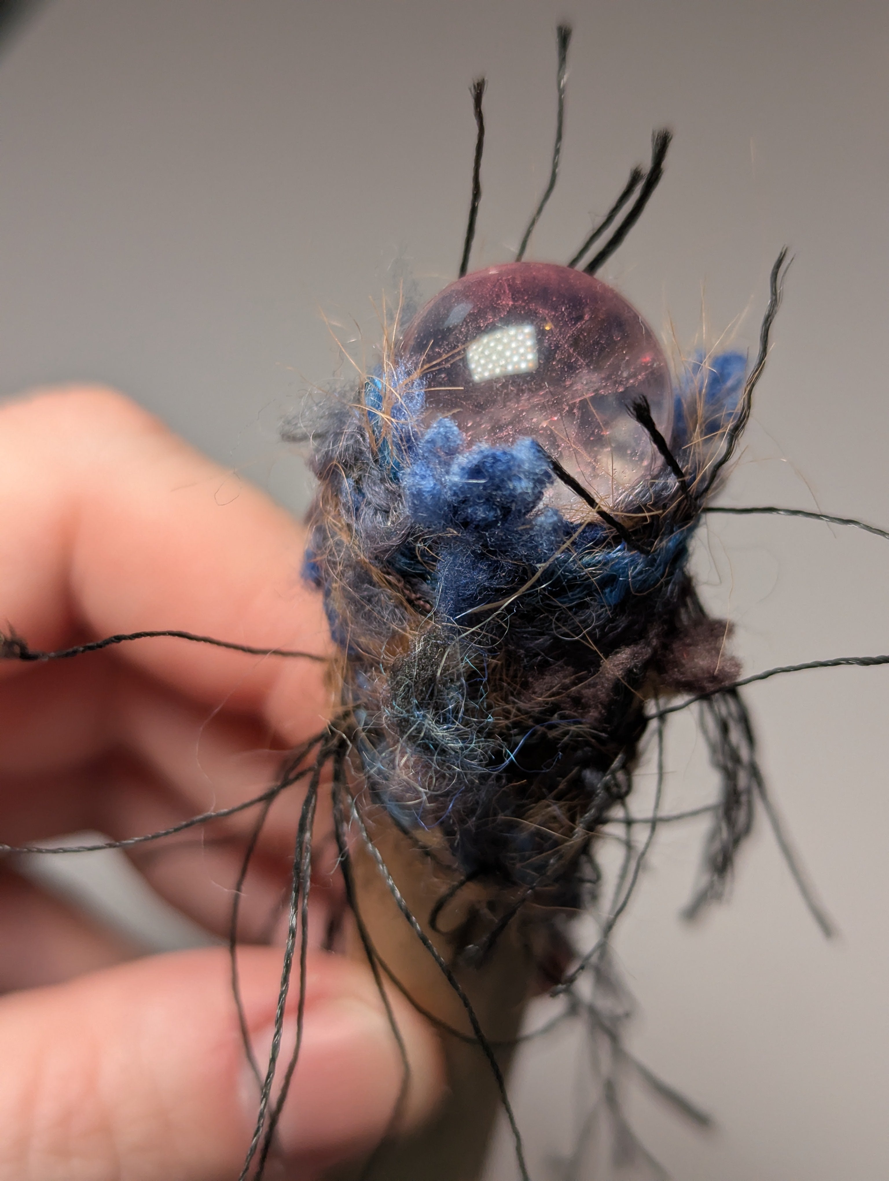 Clear quartz crystal pen