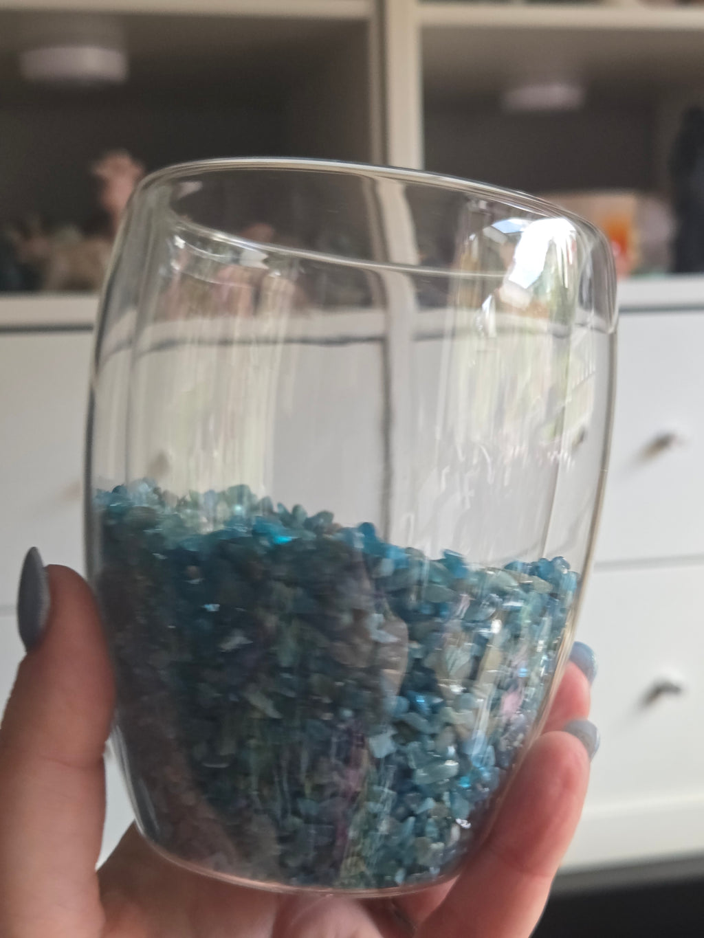 Crystal chip glasses