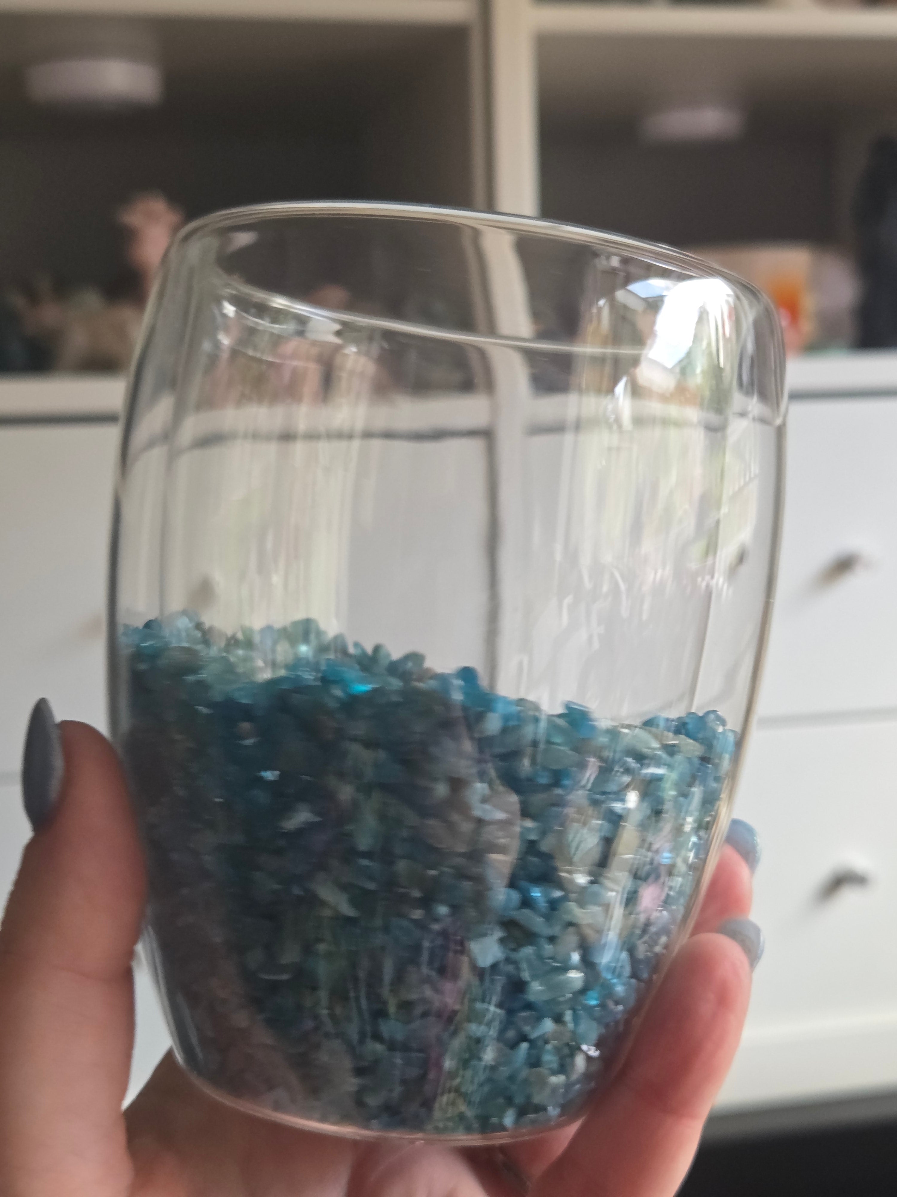 Crystal chip glasses