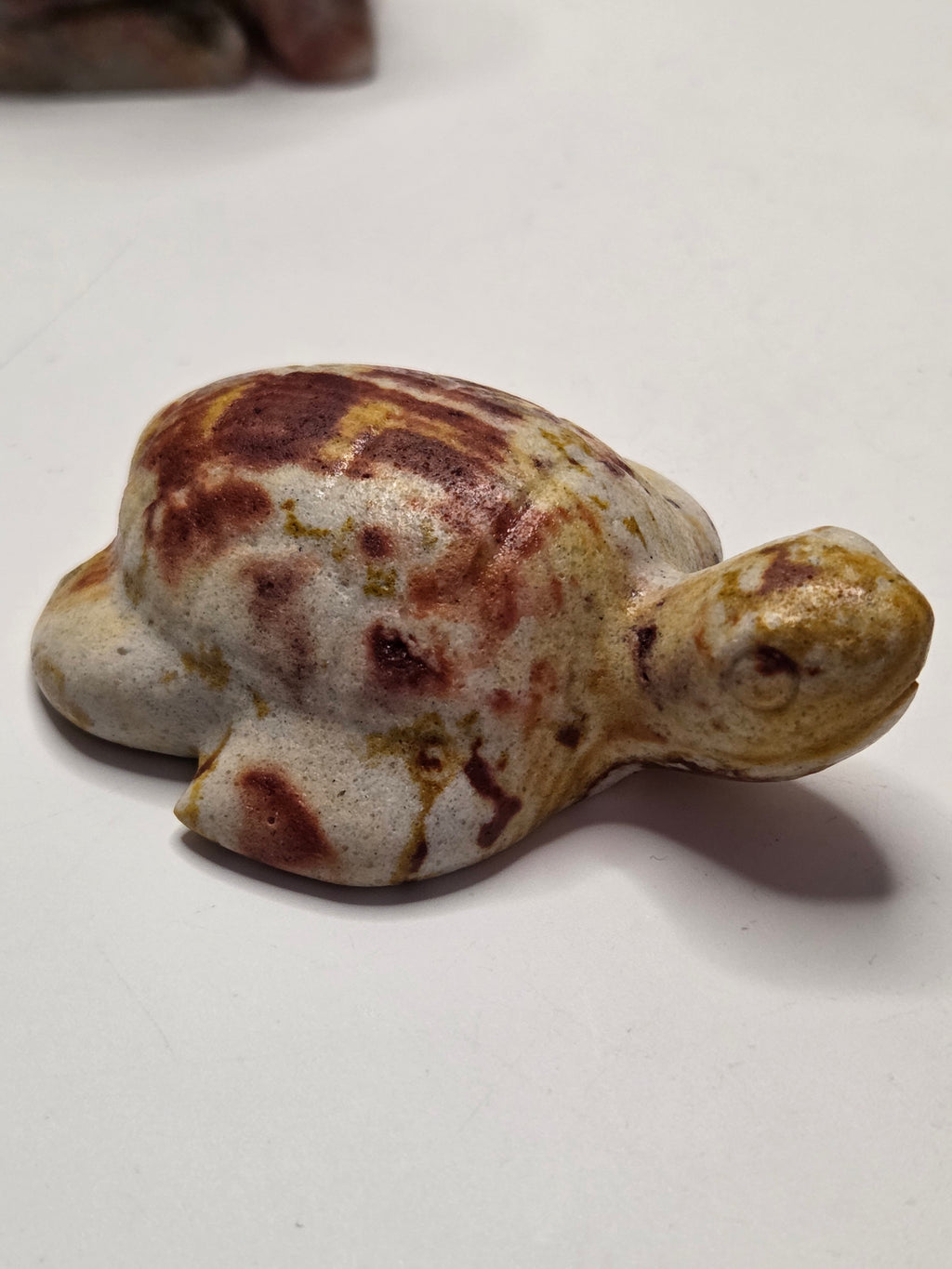 Jade crystal turtle carving