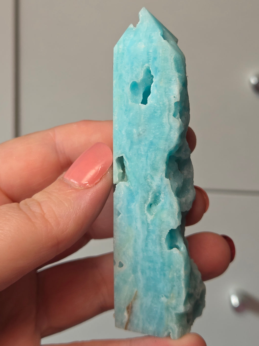Grade AAAA crystal Hemimorphite tower