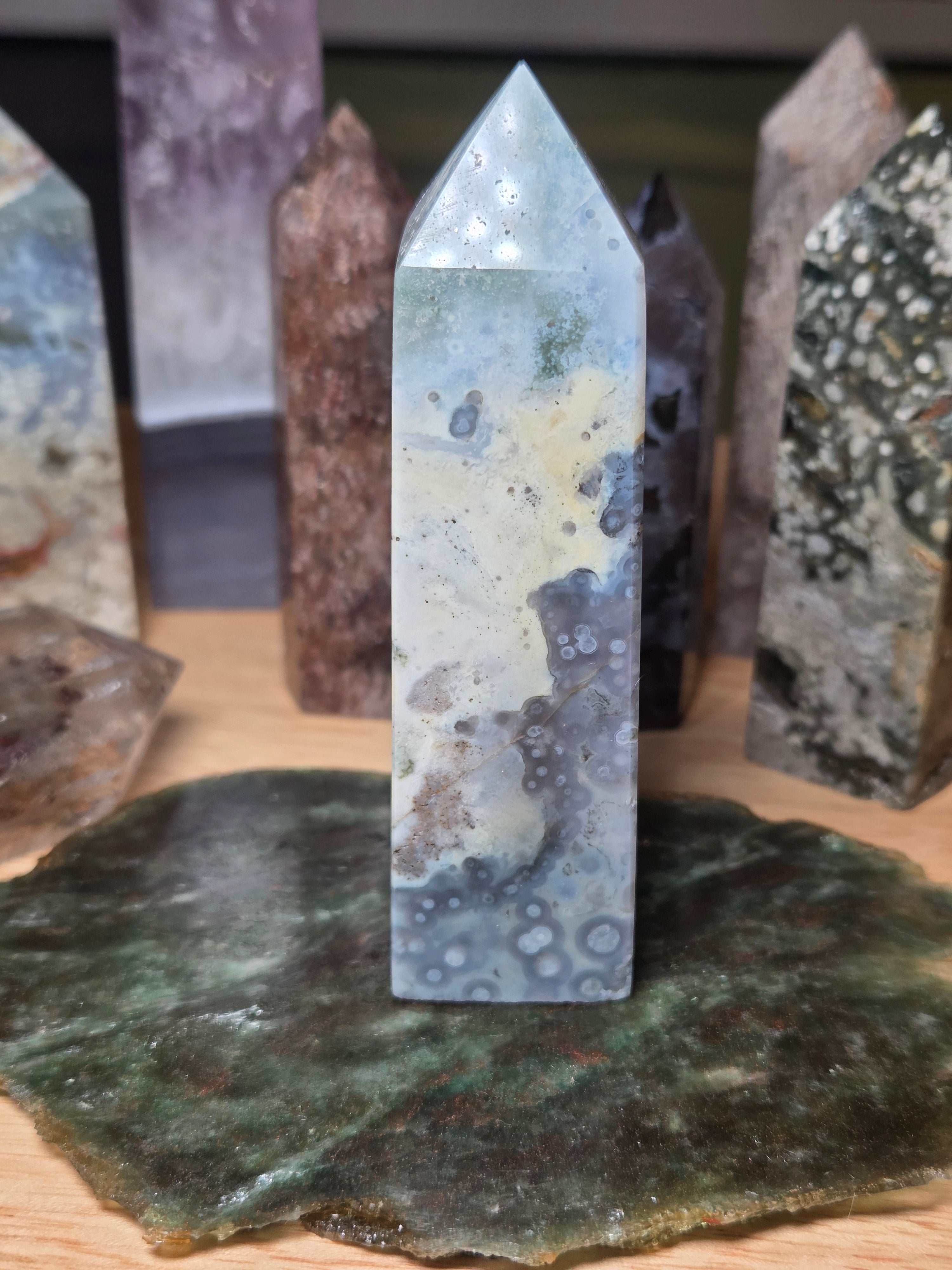 Stunning Crystal ocean Jasper