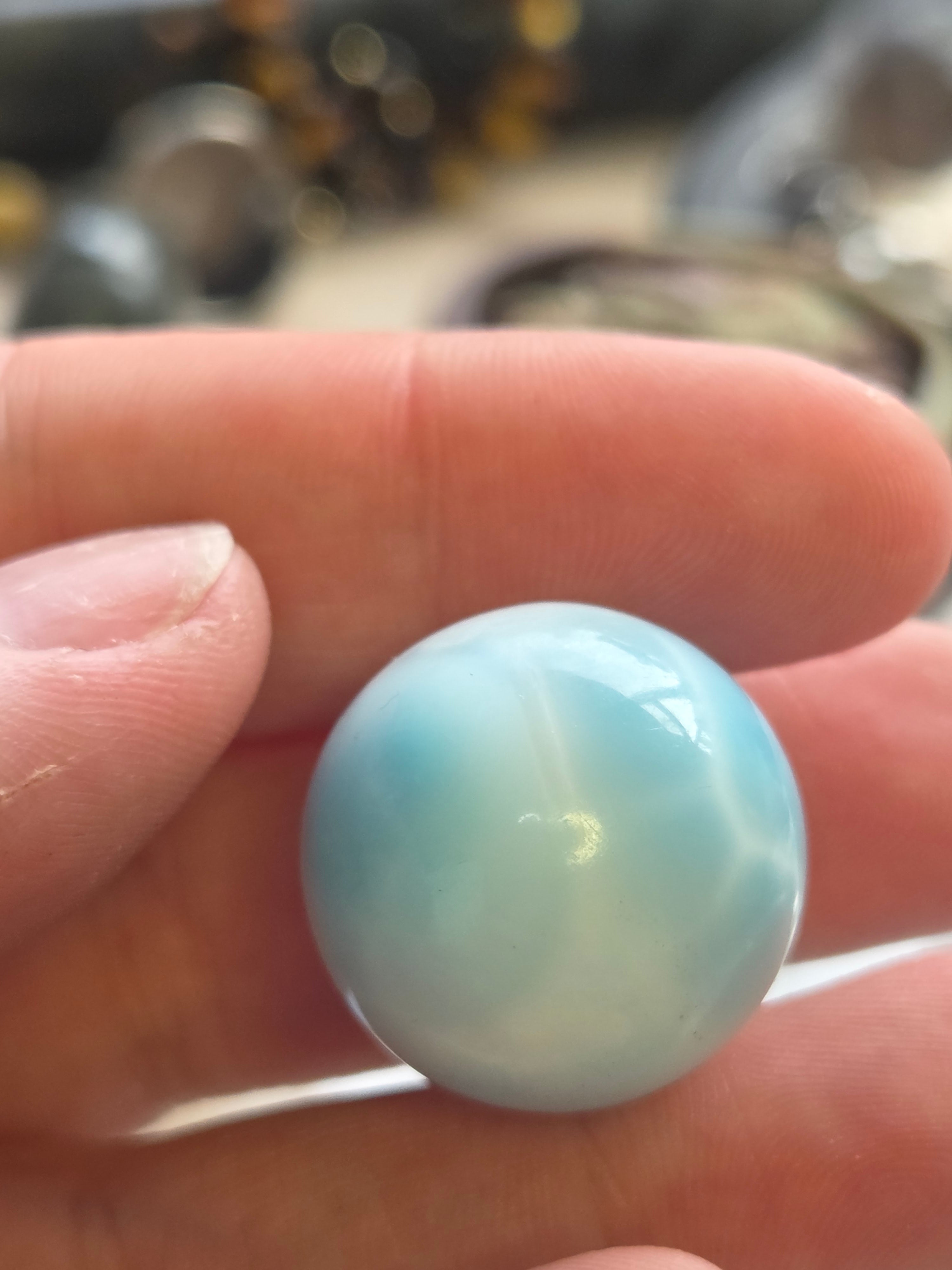 Grade AAAA Larimar crystal sphere