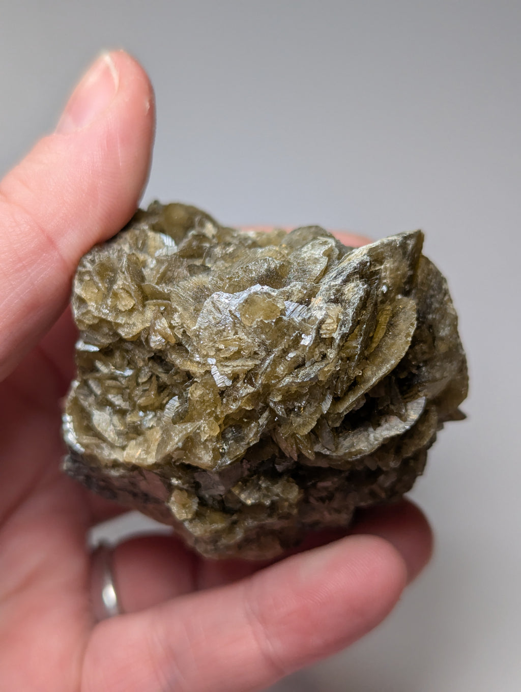 Iridescent Siderite crystal  specimen  from Kosovo