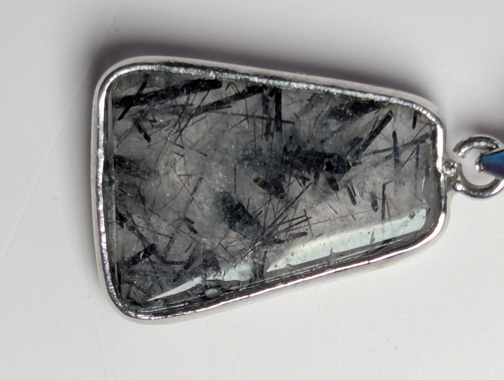 Stunning rutile crystal necklace