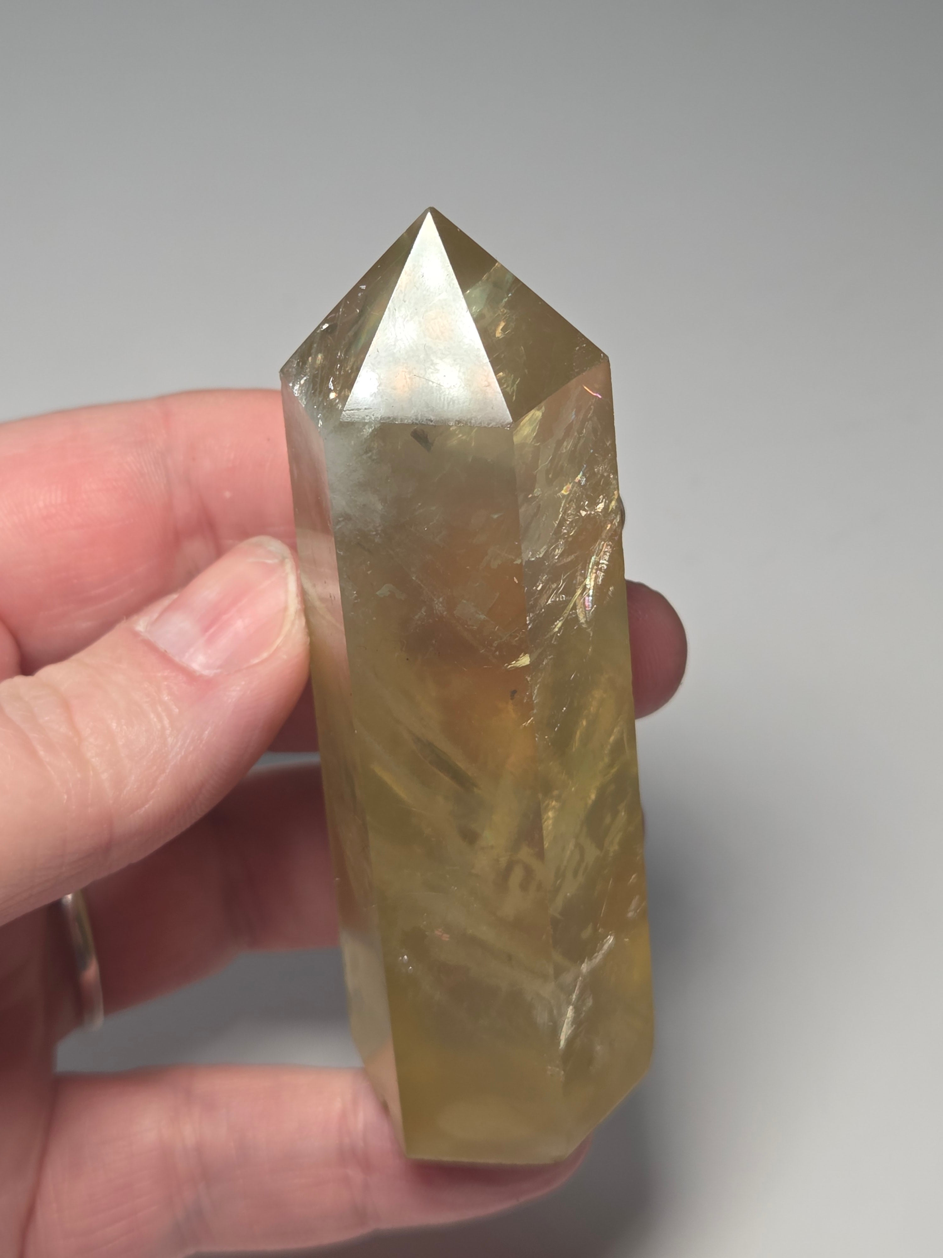 Citrine crystal tower