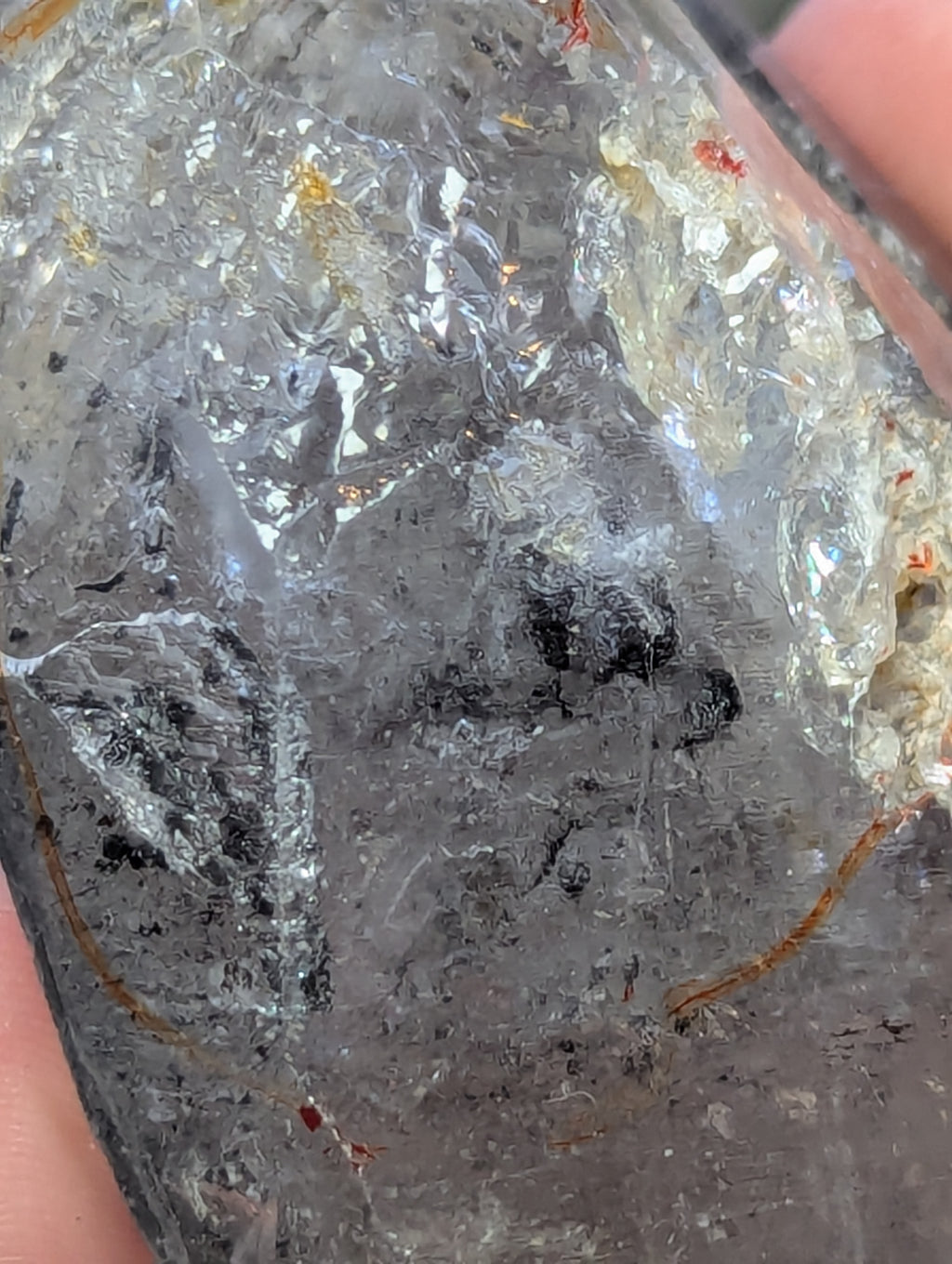 Enhydro crystal specimen
