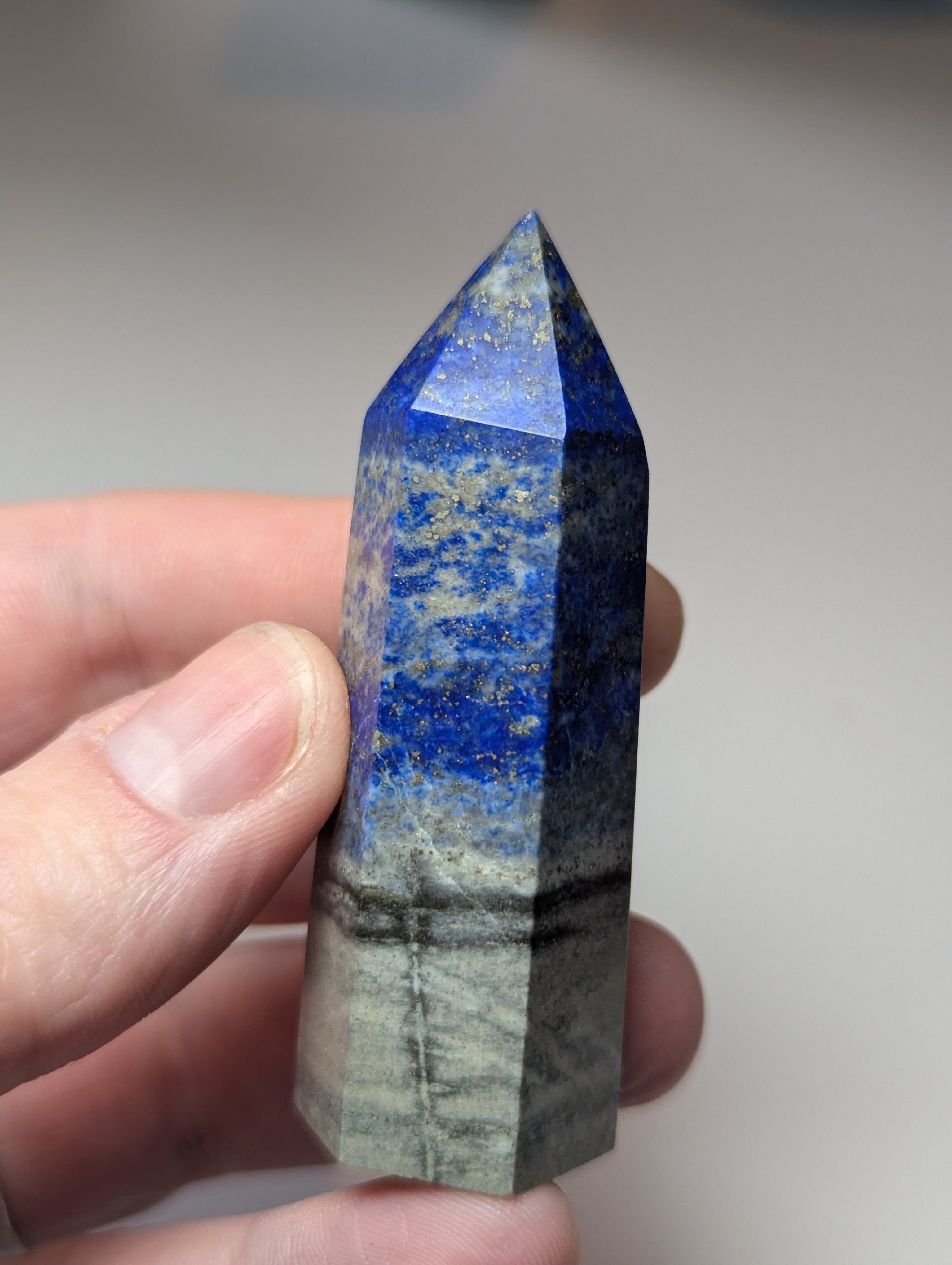 Lapis Lazuli crystal tower