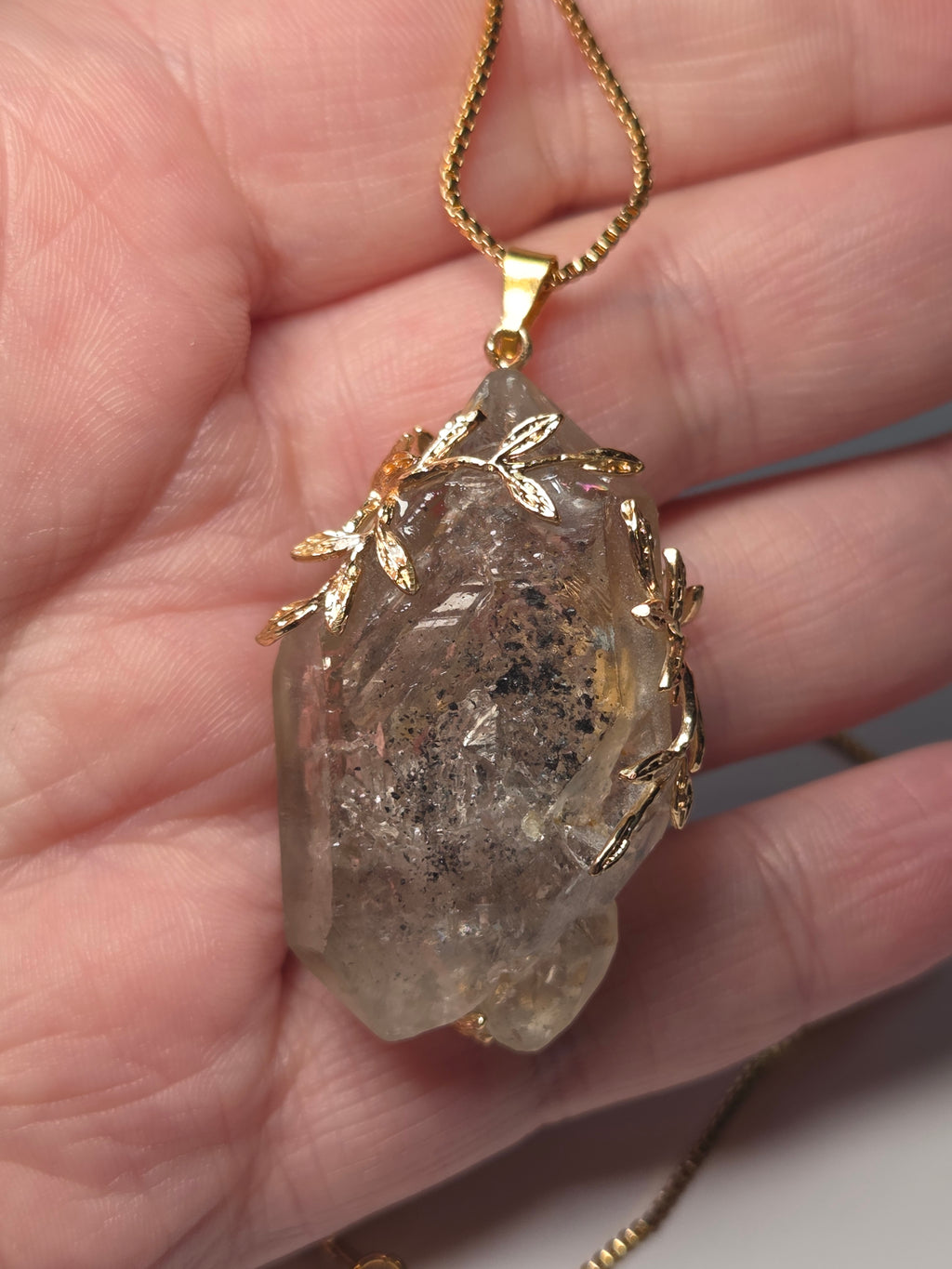 Enhydro crystal  handmade  necklace