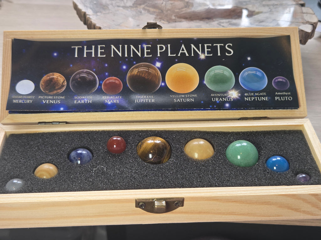 Crystal mini planet set in gift box