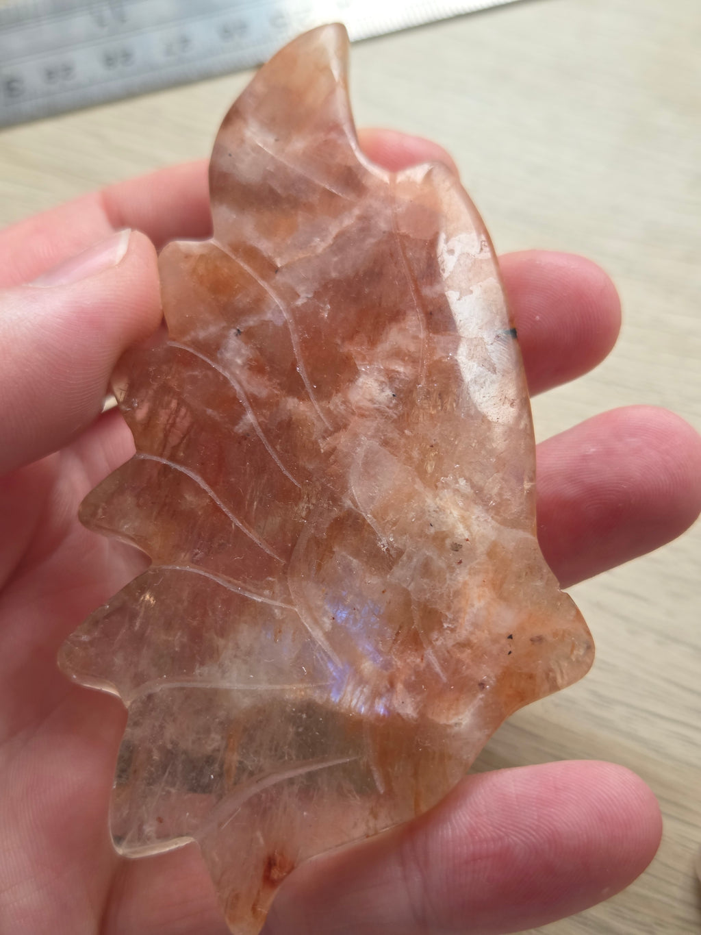 Sun and moon stone crystal angel