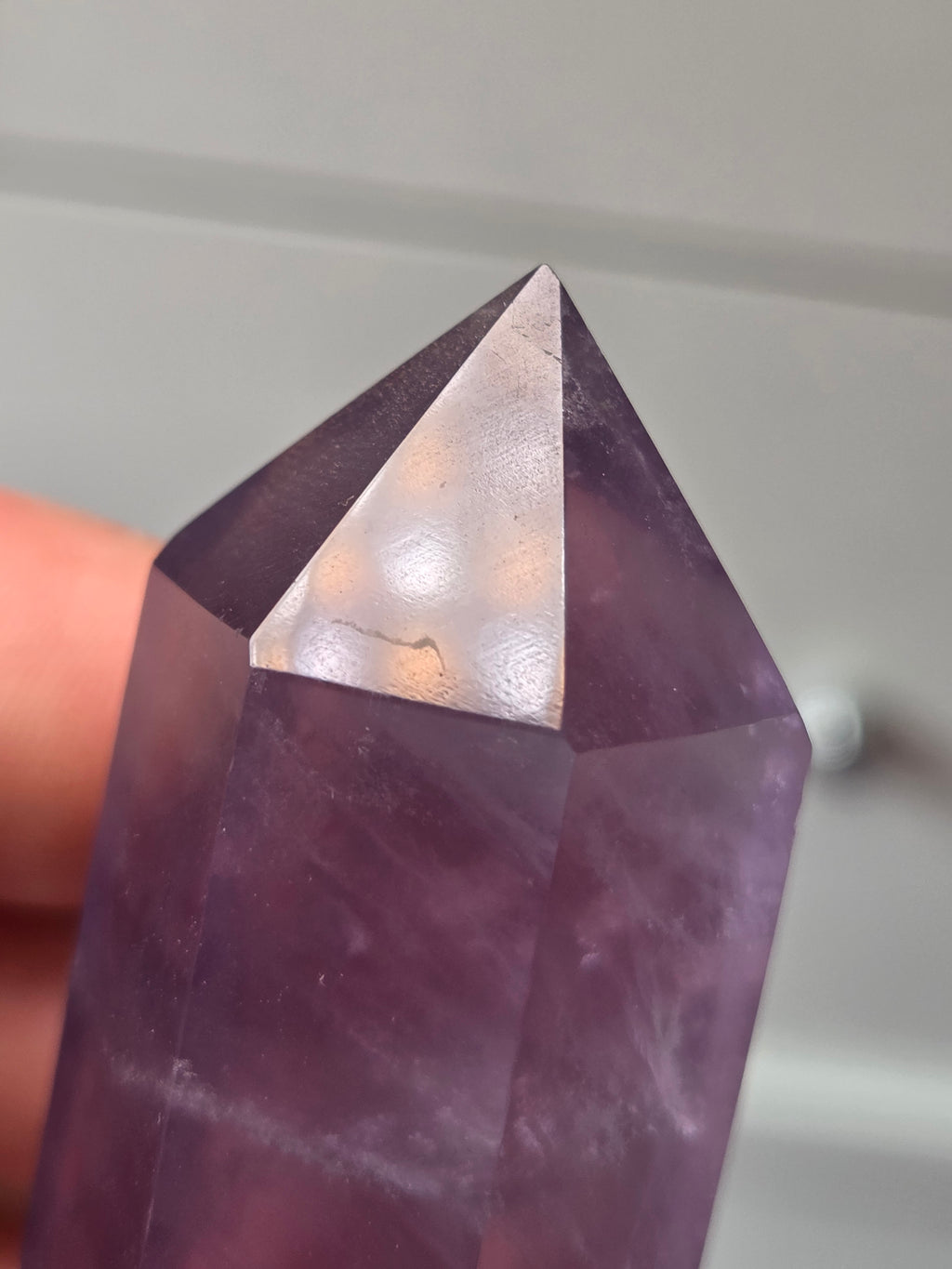 Amethyst crystal tower