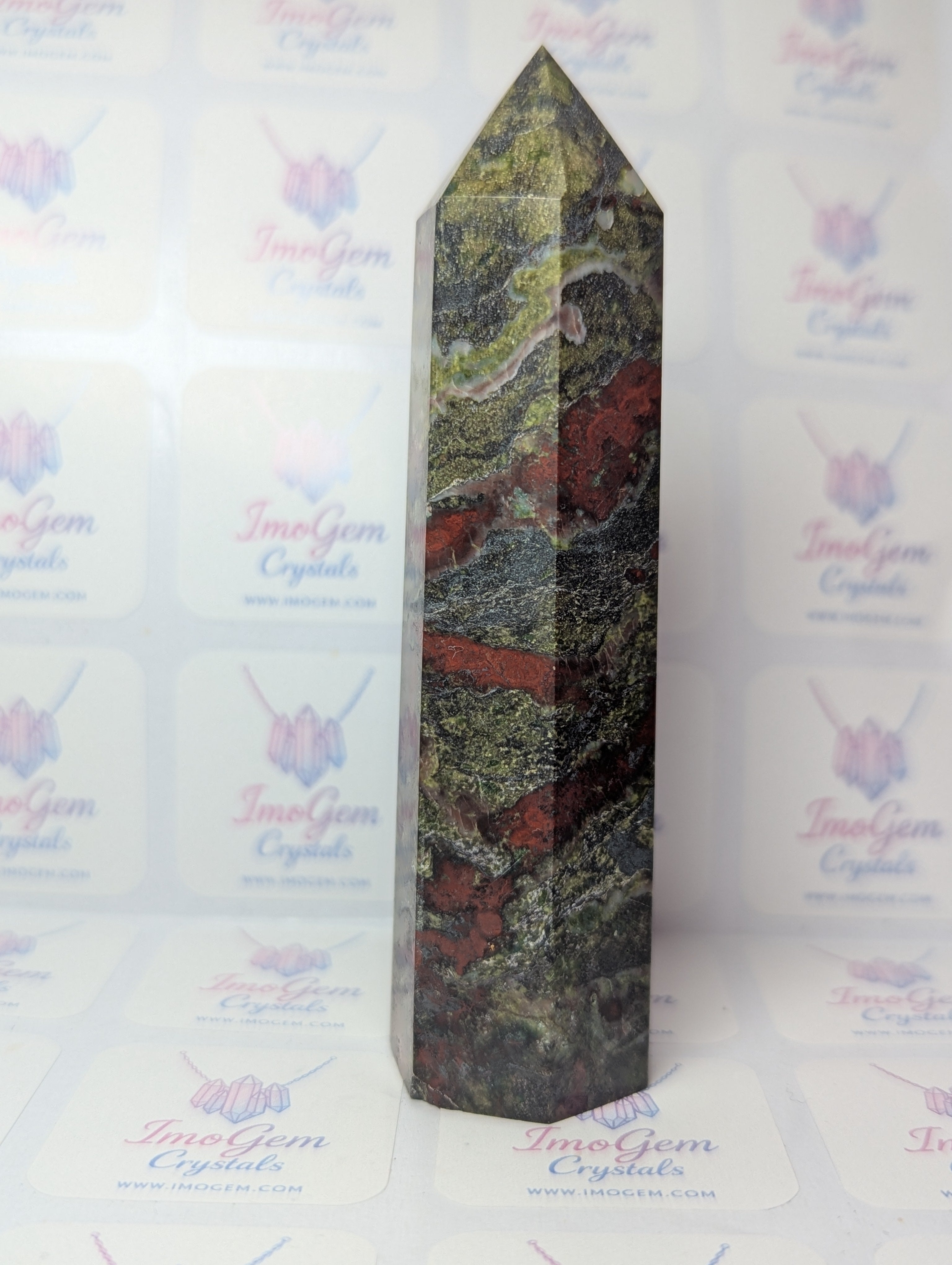 Dragon blood stone crystal tower