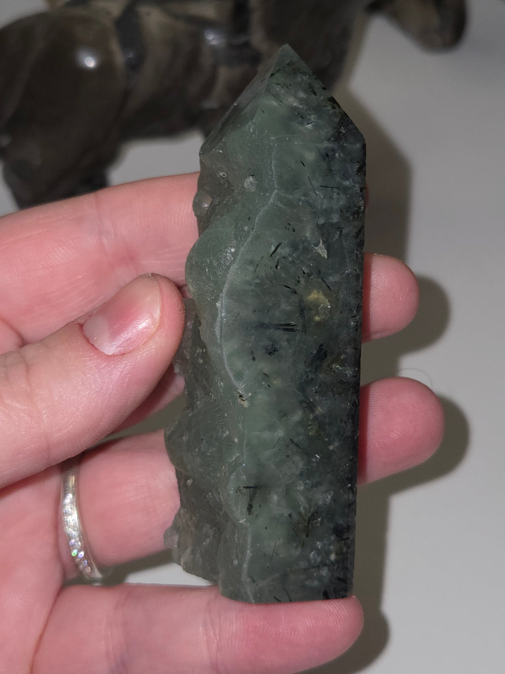 Prenite crystal tower carving