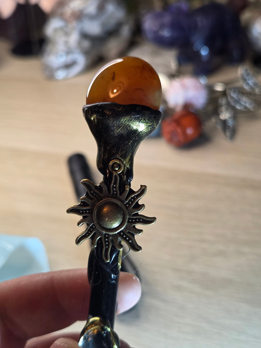 Crystal wand