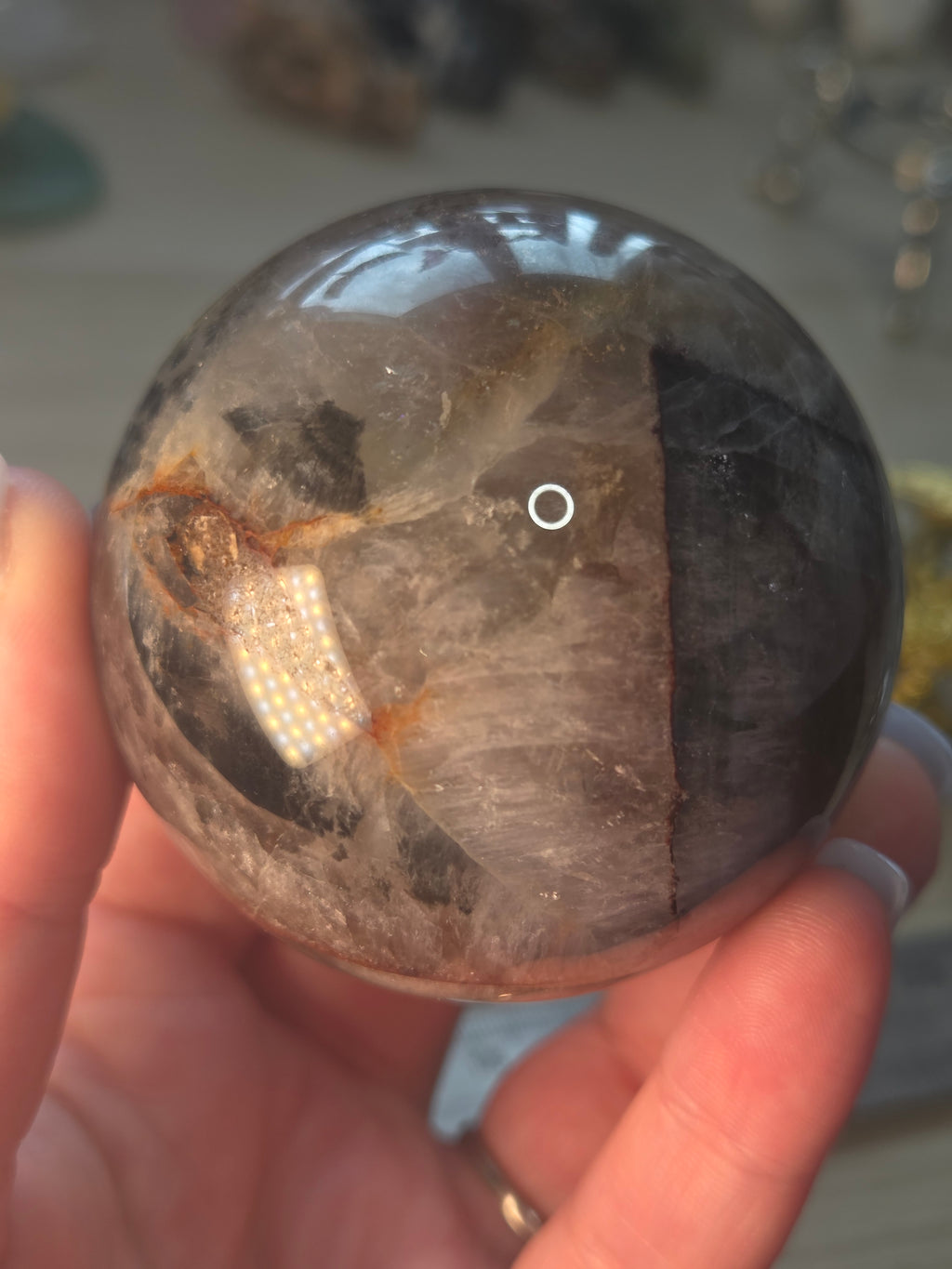 Grade AAAA Auralite-23 sphere