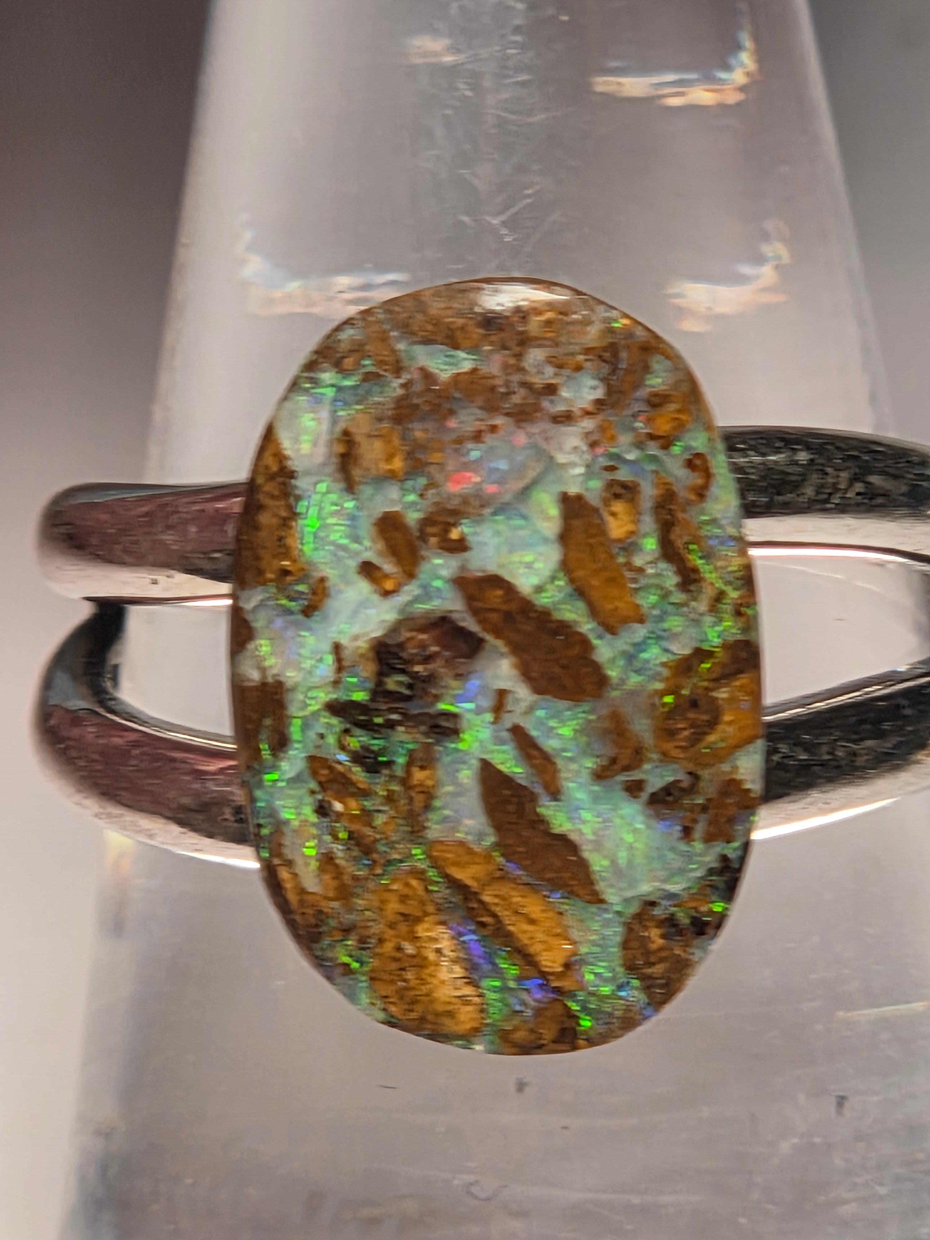 S925 Australian opal crystal matrix from Queensland Australia