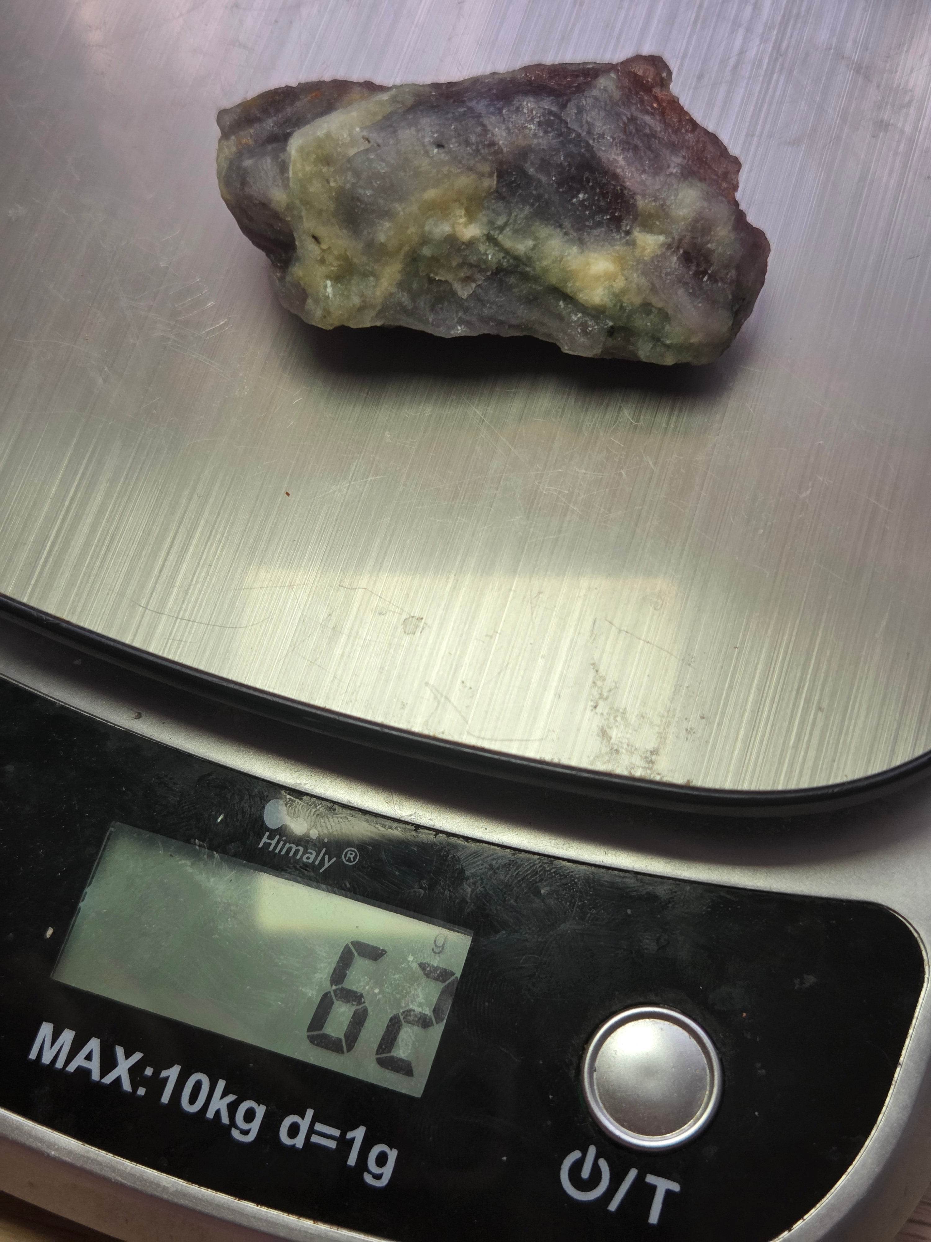 Iolite crystal  raw specimen