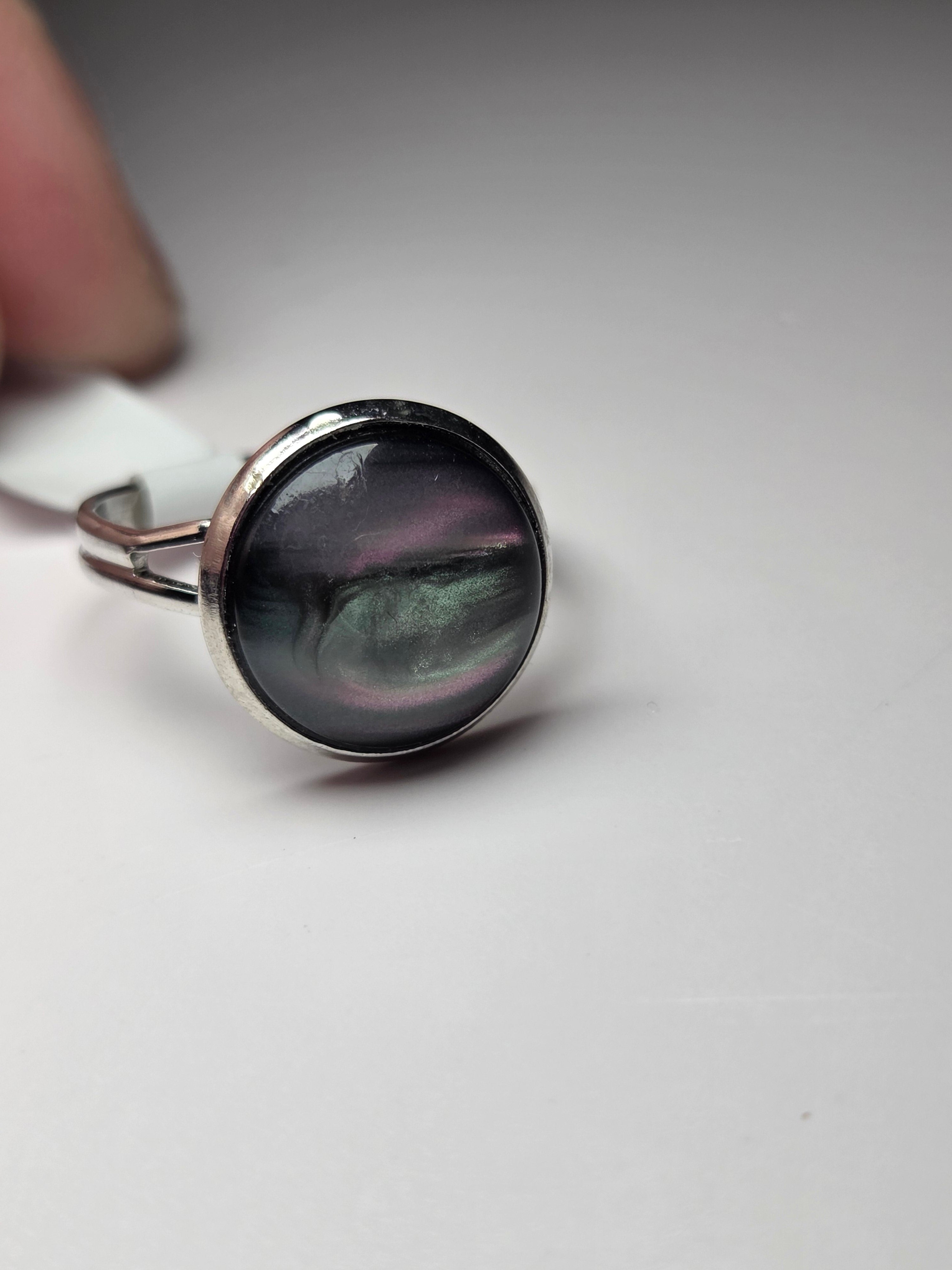 Abalone shell Adjustable ring