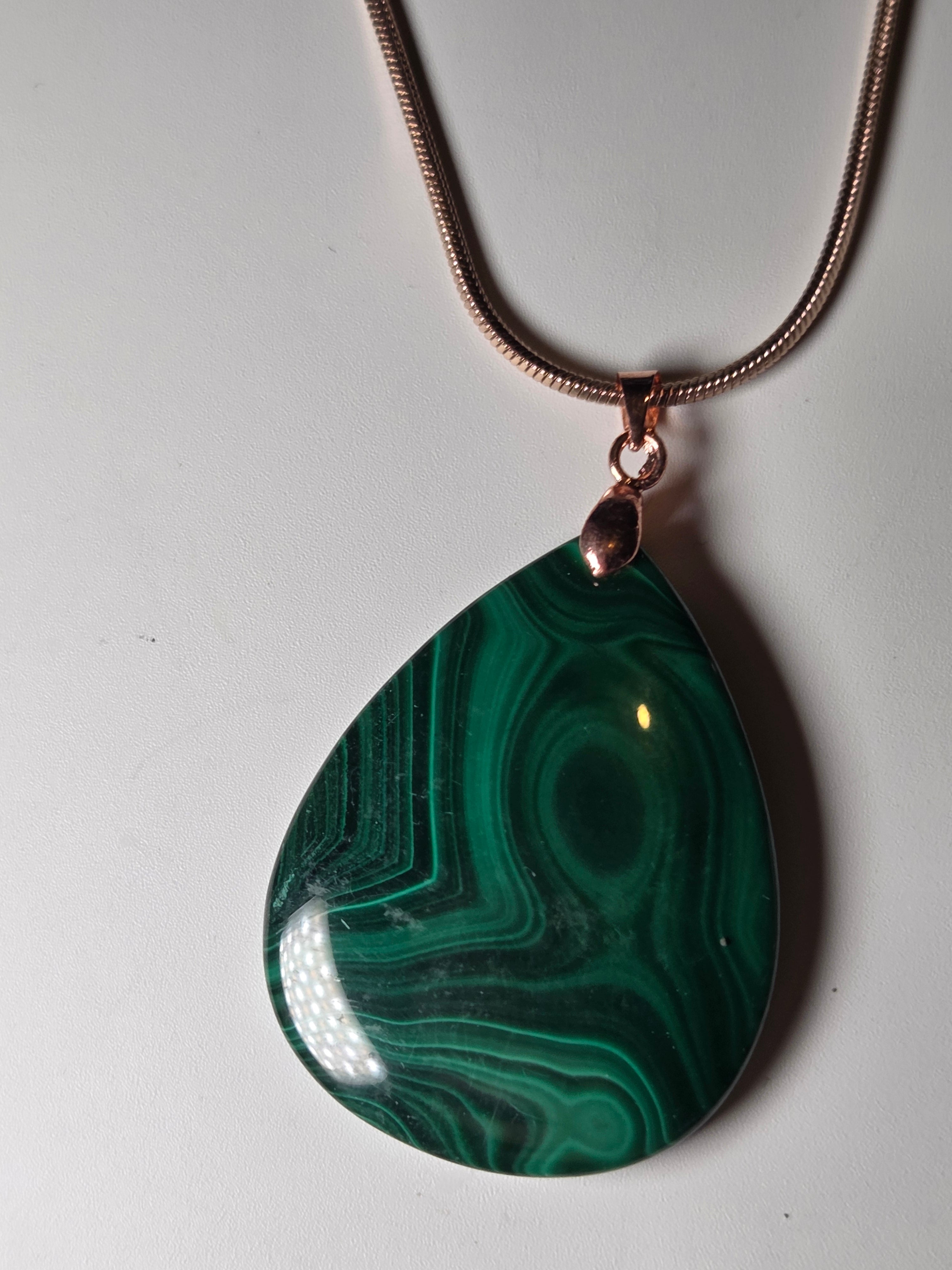 Malicite crystal necklace