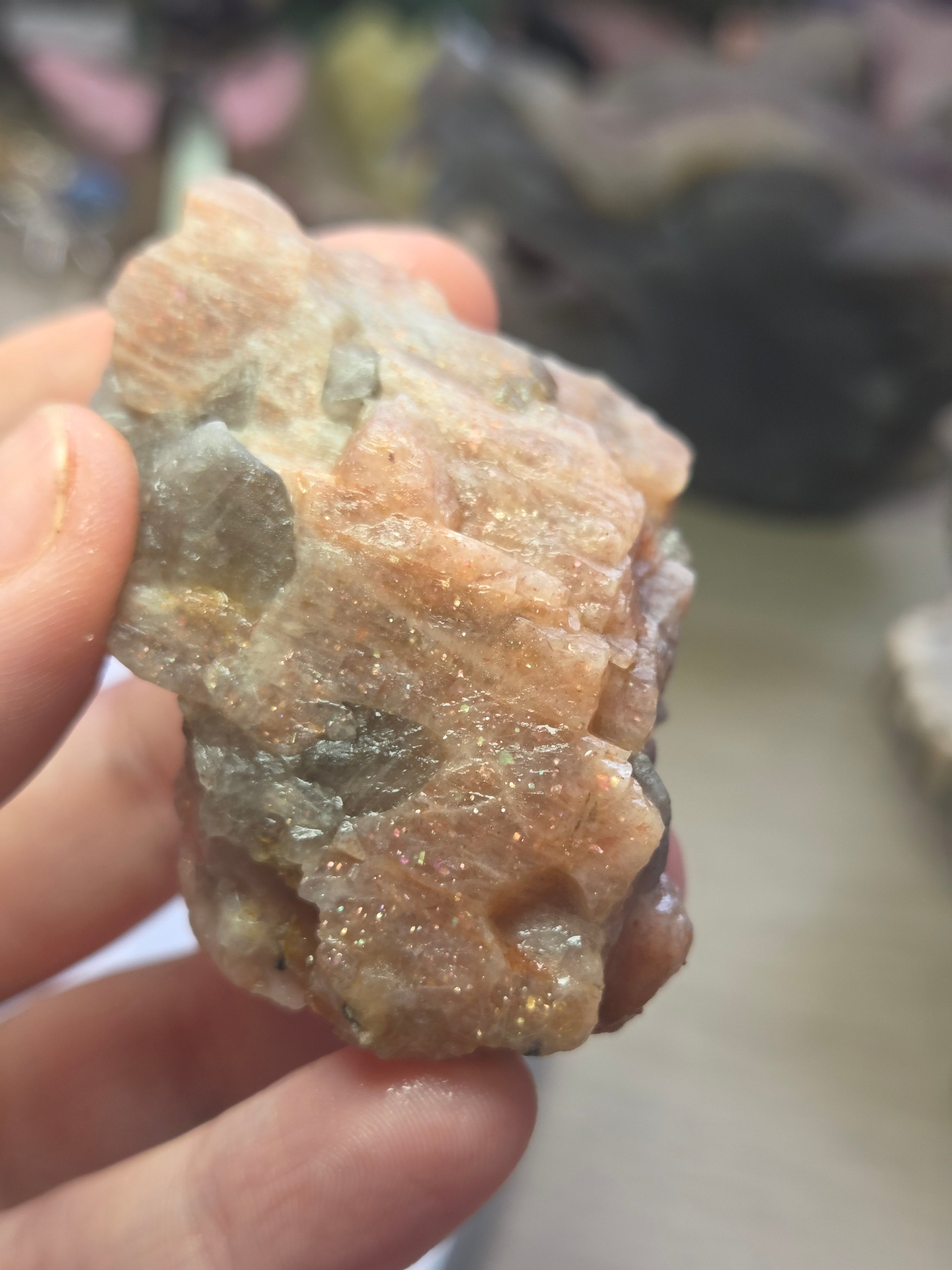 Sunstone raw specimen