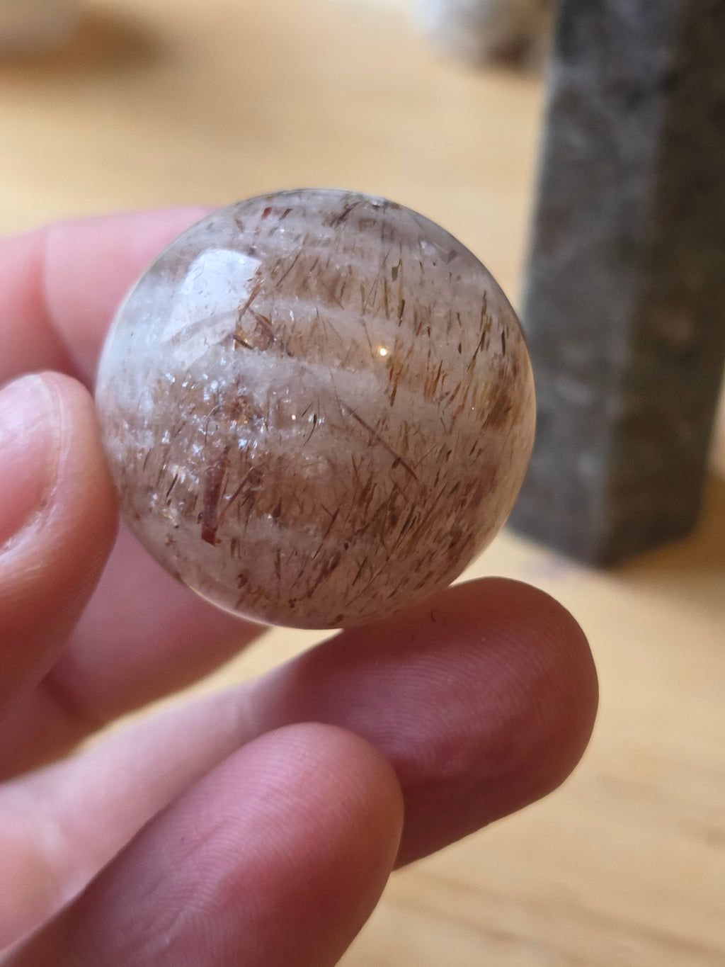 New Copper Rutile crystal sphere