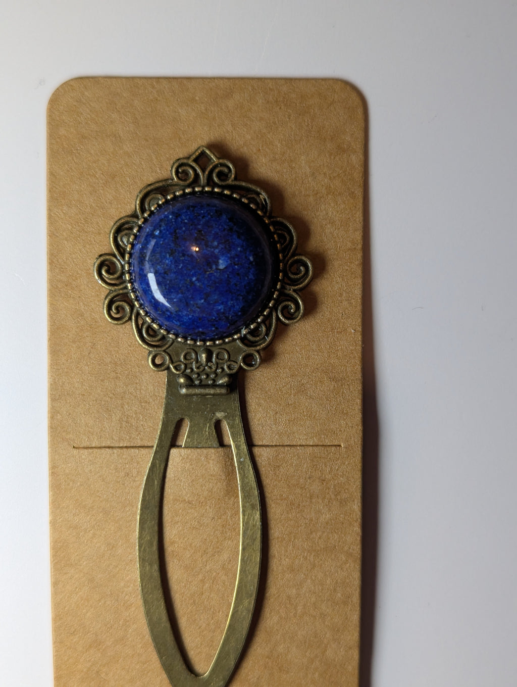 Sodalite crystal handmade bookmark