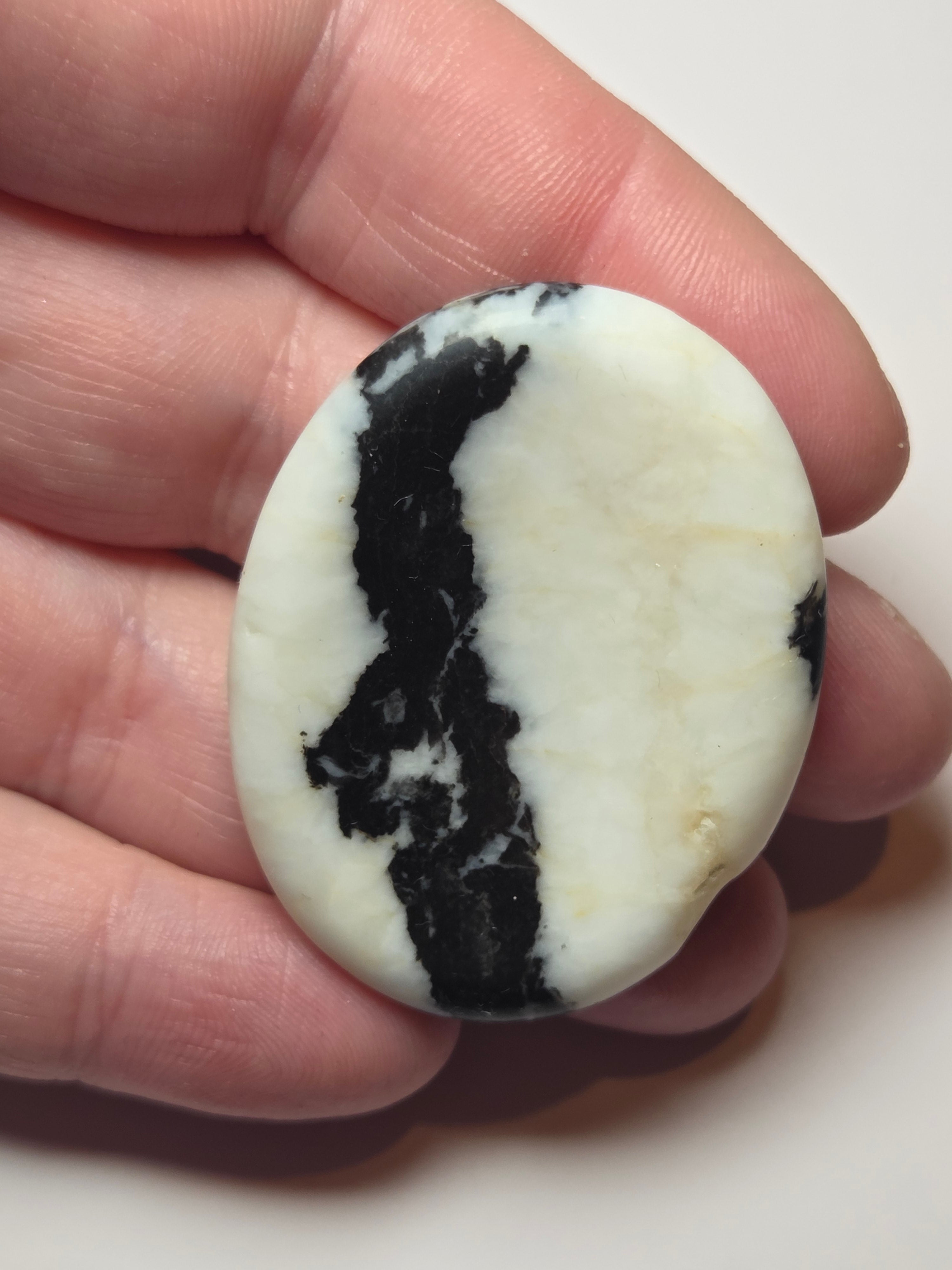 Zebra Jasper crystal worry stone