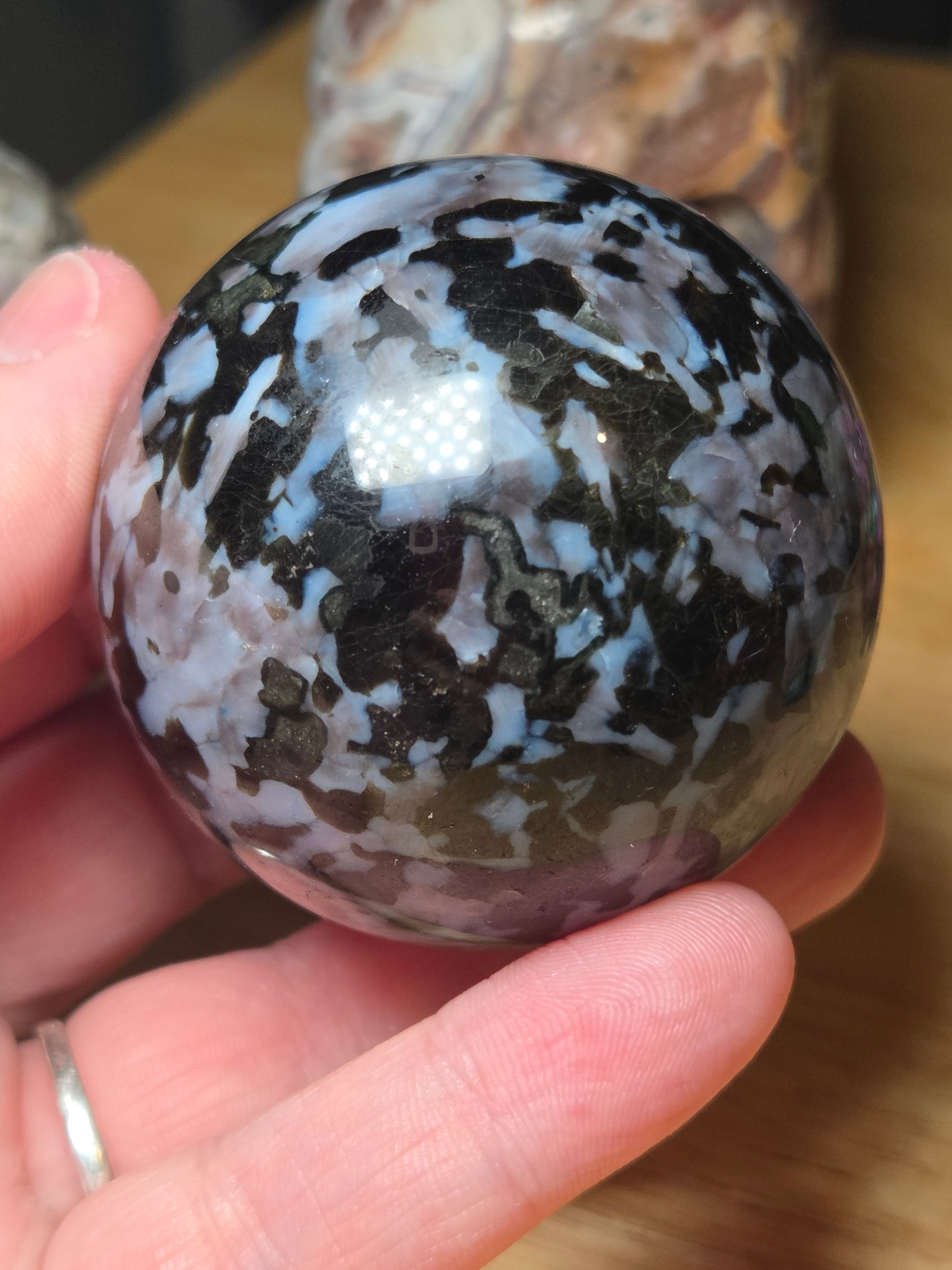 Ingabro Gabbro crystal sphere